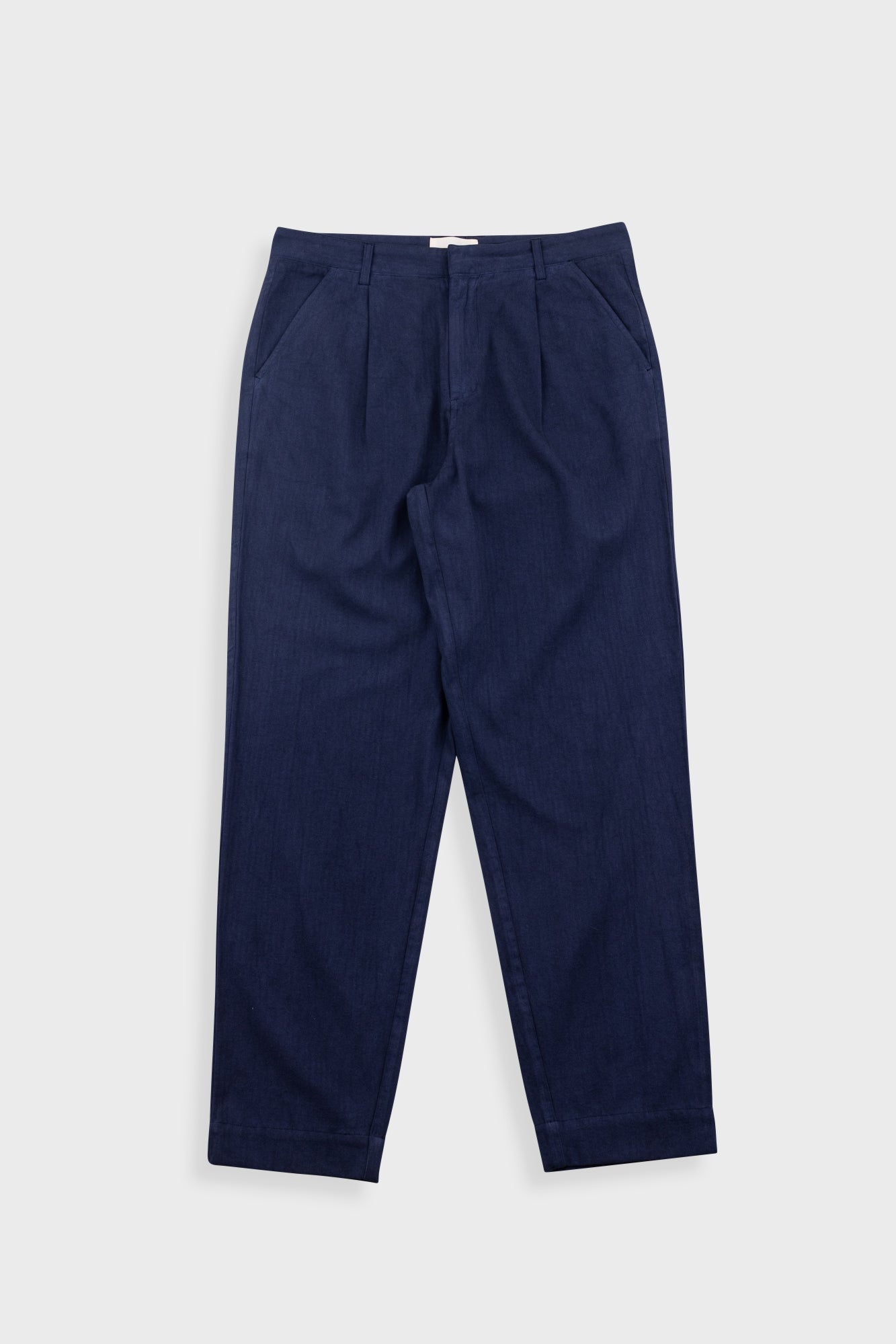 Assembly Suit Trouser – Navy Herringbone Assembly Suit Trouser – Navy Herringbone