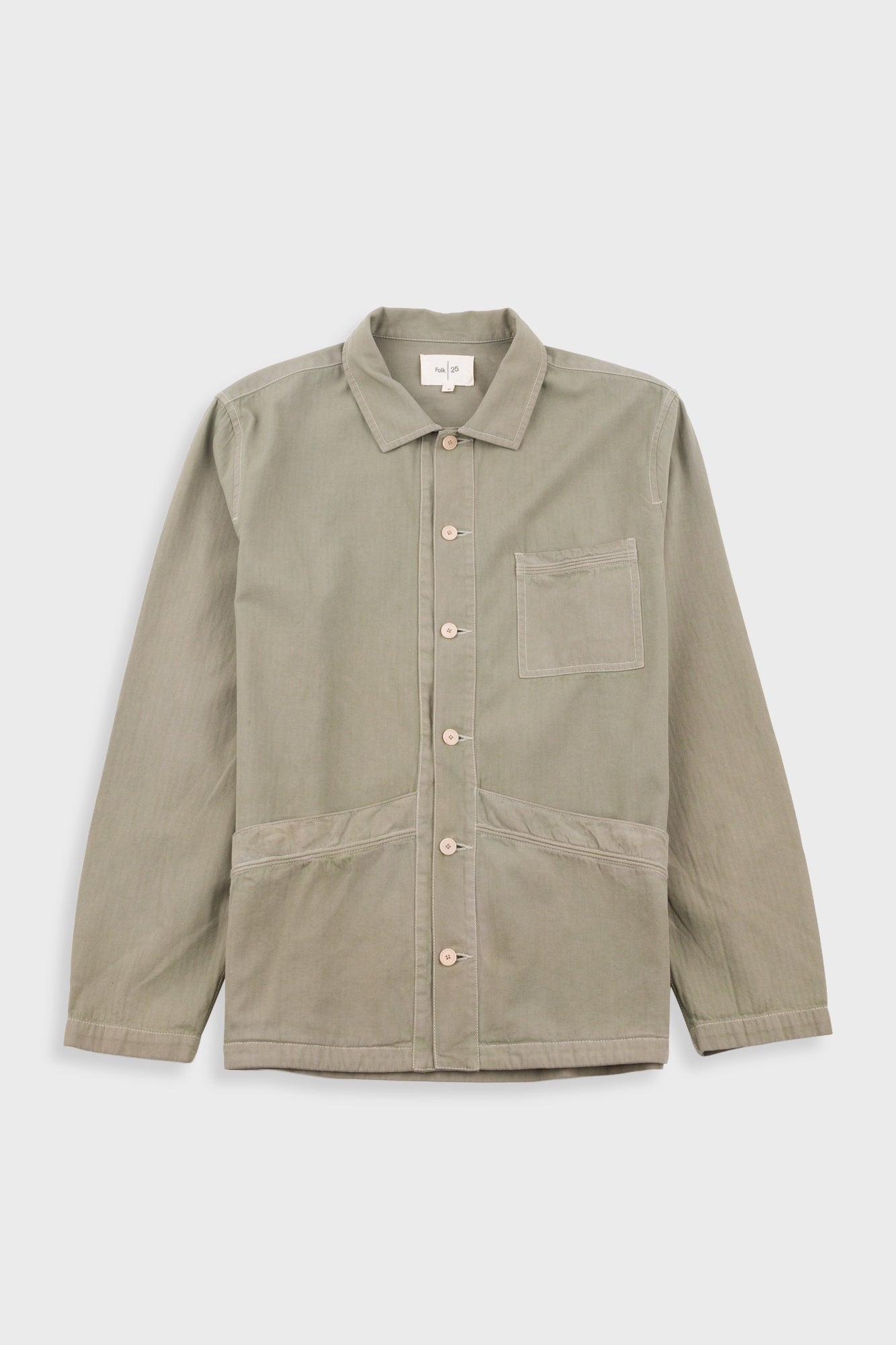 Meyer Shirt Jacket – Silver Sage Herringbone Meyer Shirt Jacket – Silver Sage Herringbone