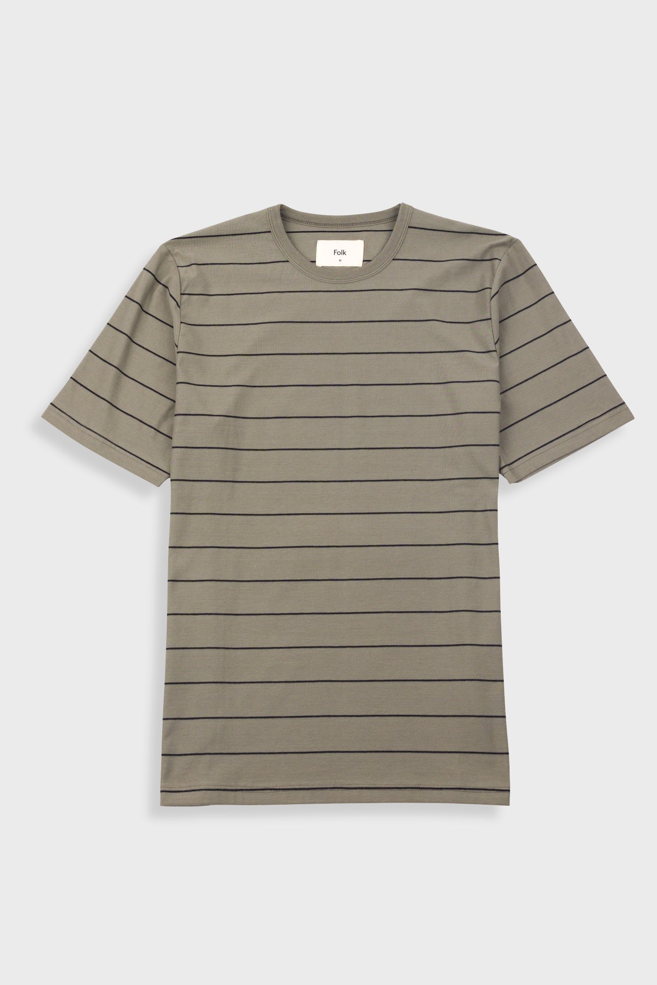 Microstripe Shirt – Olive Black Microstripe Shirt – Olive Black