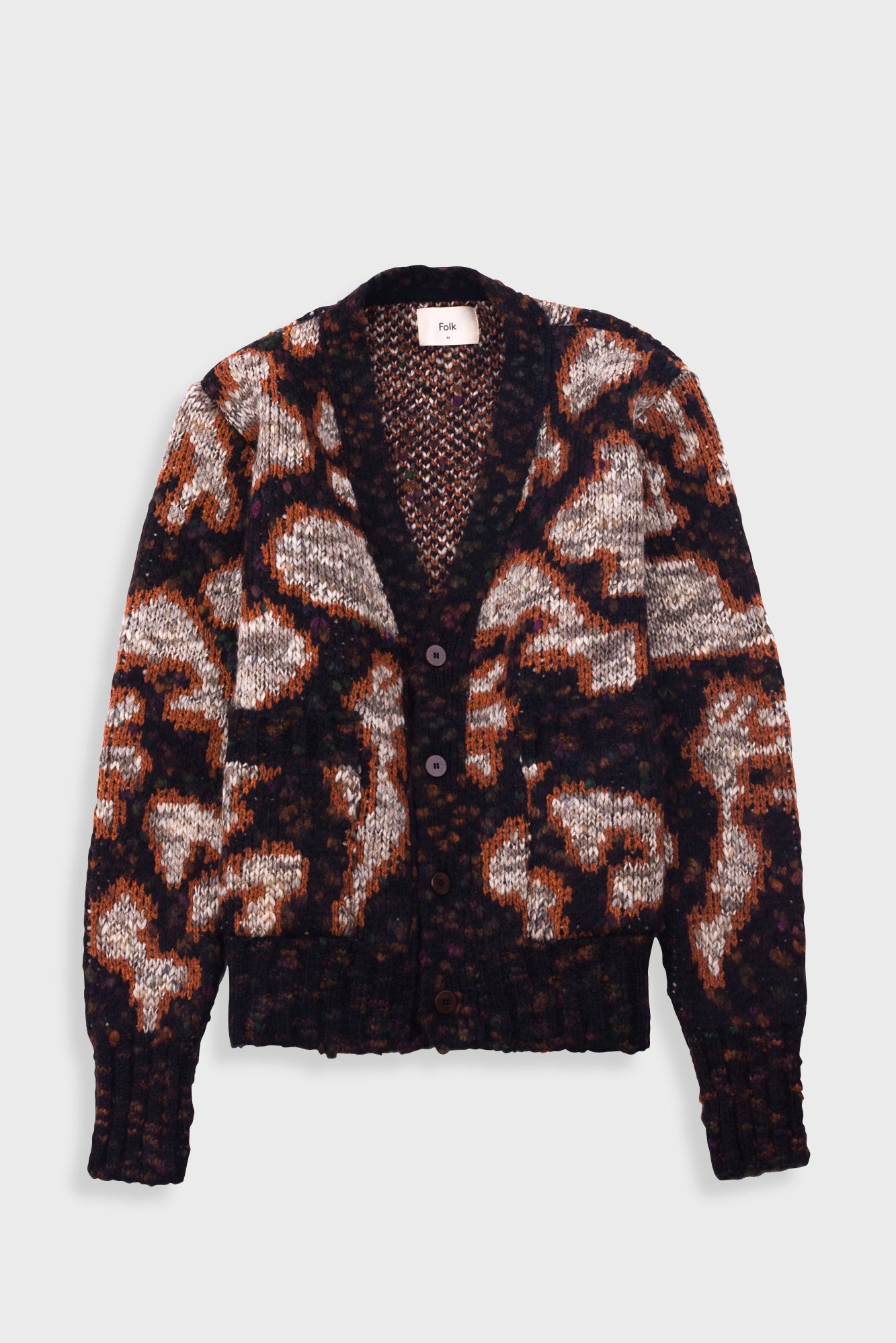 Mixed Yarn Cardigan – Espresso Mix Mixed Yarn Cardigan – Espresso Mix