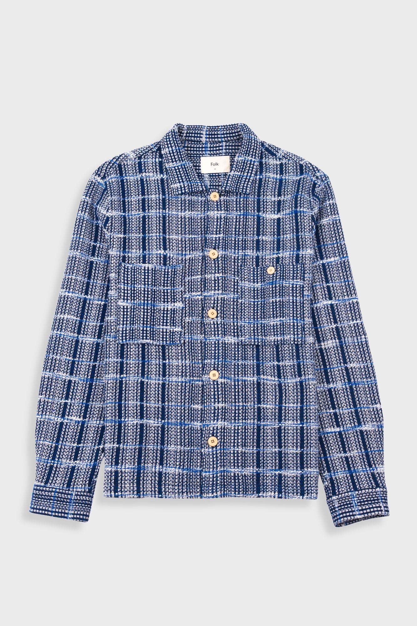 Patch Overshirt – Blue Tapestry Patch Overshirt – Blue Tapestry