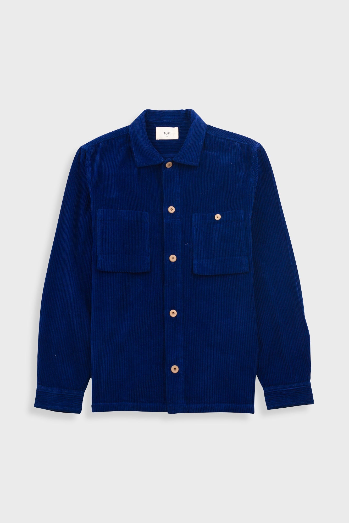 Patch Overshirt – Rich Navy Chunky Cord Patch Overshirt – Rich Navy Chunky Cord