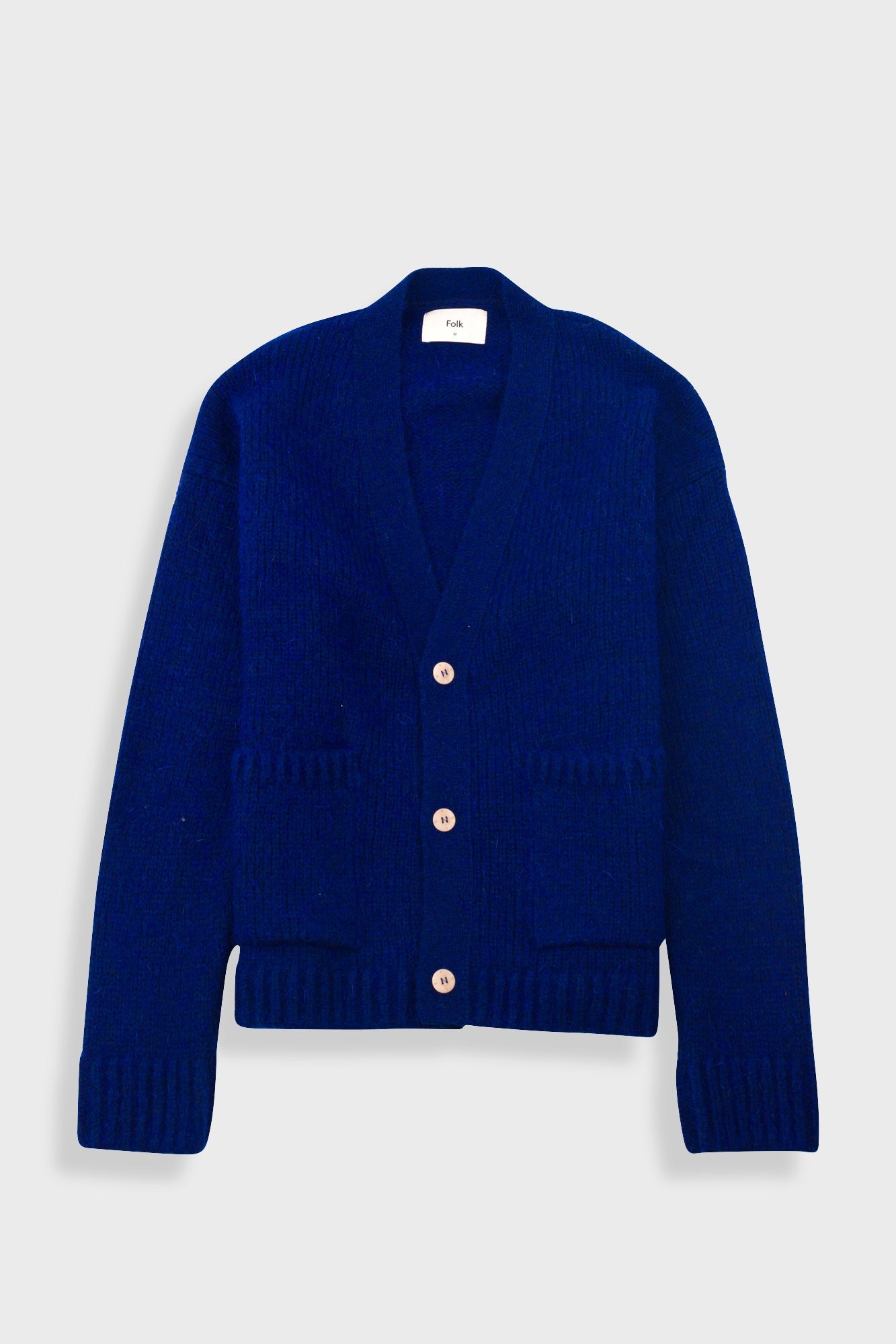 Relaxed Cardigan – Rich Blue Relaxed Cardigan – Rich Blue