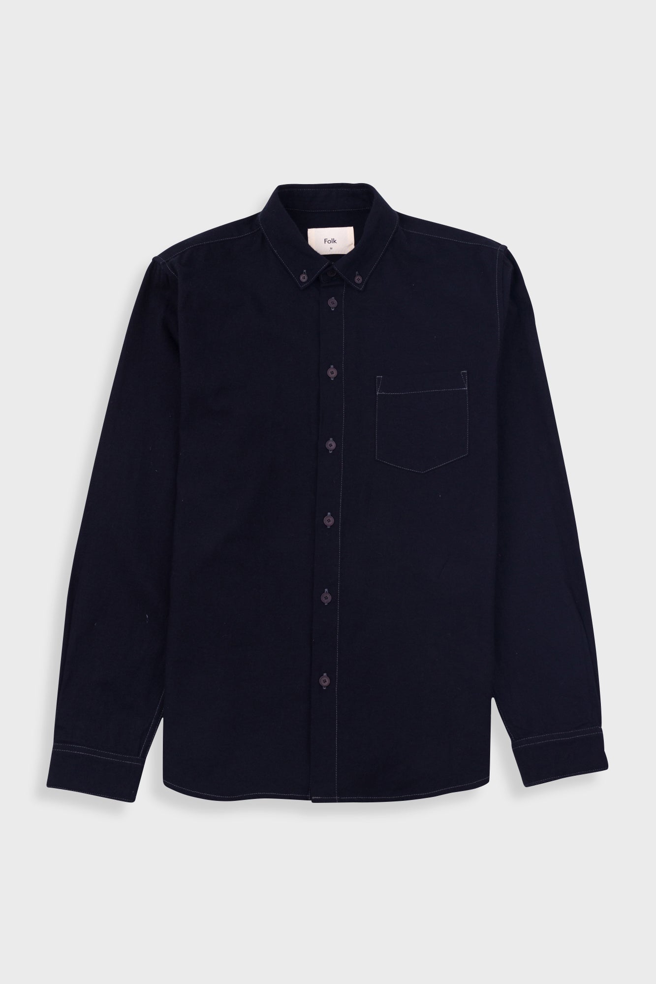 Relaxed Fit Shirt – Black Flannel Relaxed Fit Shirt – Black Flannel