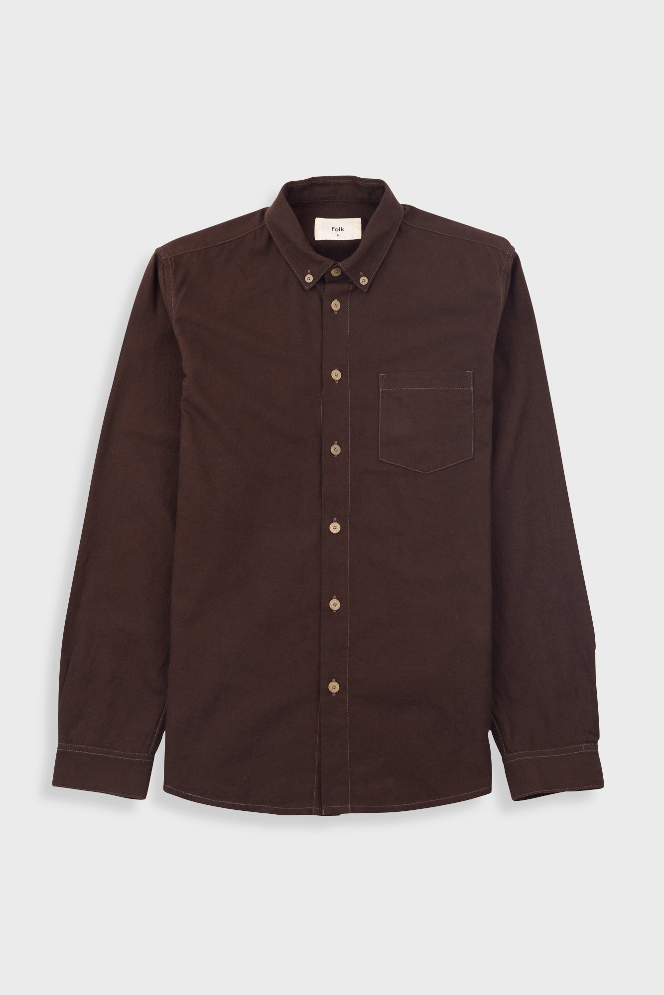 Relaxed Fit Shirt – Espresso Flannel Relaxed Fit Shirt – Espresso Flannel