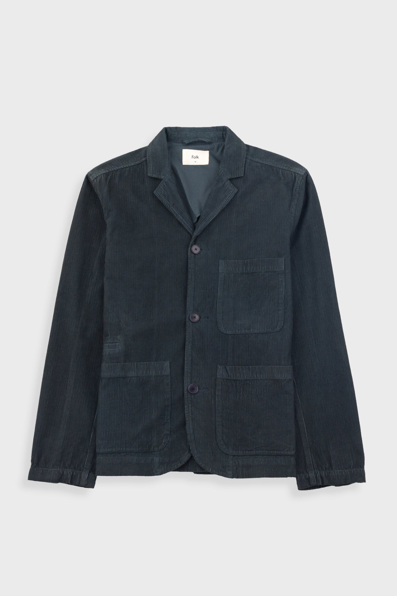 Wide Fit Blazer – Smoke Grey Cord Wide Fit Blazer – Smoke Grey Cord