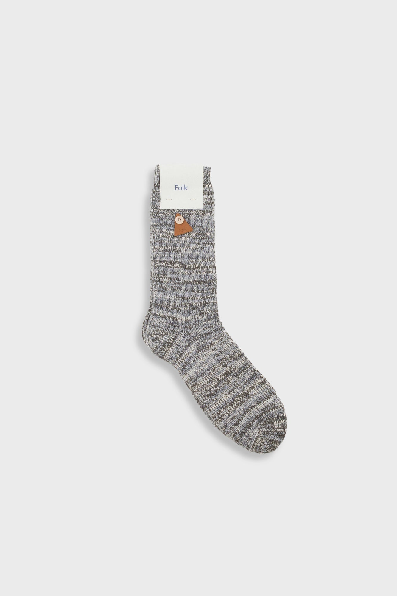 Wool Melange Socks – Shark Grey Mix – – Wool Melange Socks – Shark Grey Mix – –