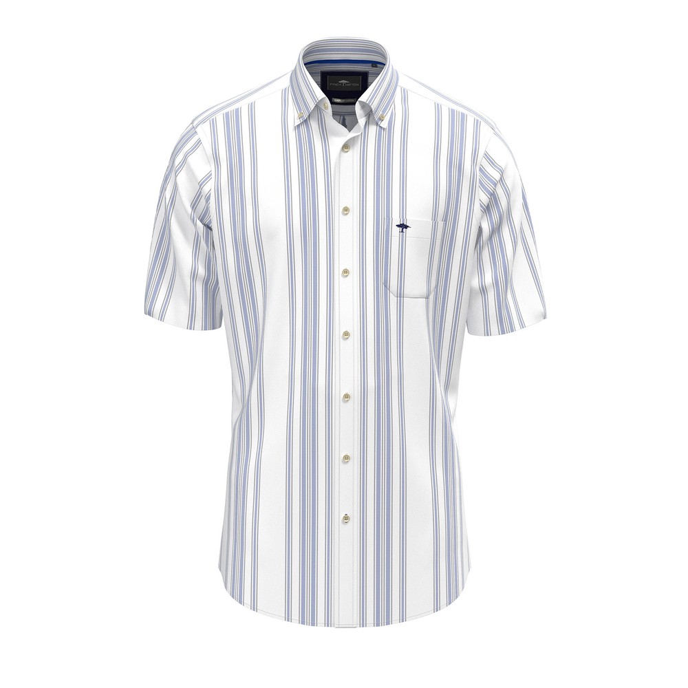 Summer Oxford Striped Short Sleeve Shirt Summer Oxford Striped Short Sleeve Shirt