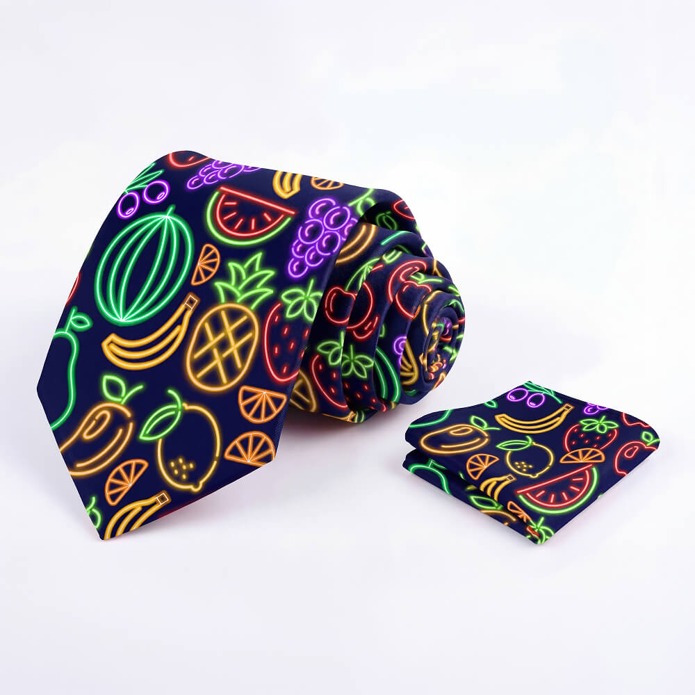 Fluorescent Fruit Fiesta Tie Set Fluorescent Fruit Fiesta Tie Set