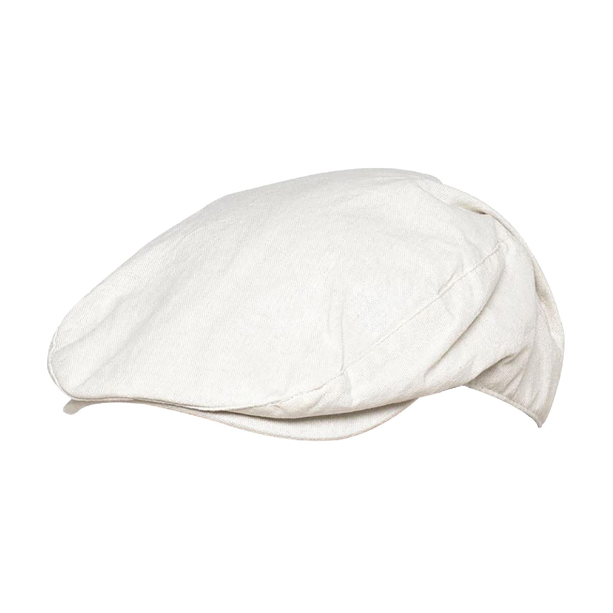 Mens Linen Flat Cap Vintage Style in Cream & Denim Blue – ML Cream Mens Linen Flat Cap Vintage Style in Cream & Denim Blue – ML Cream