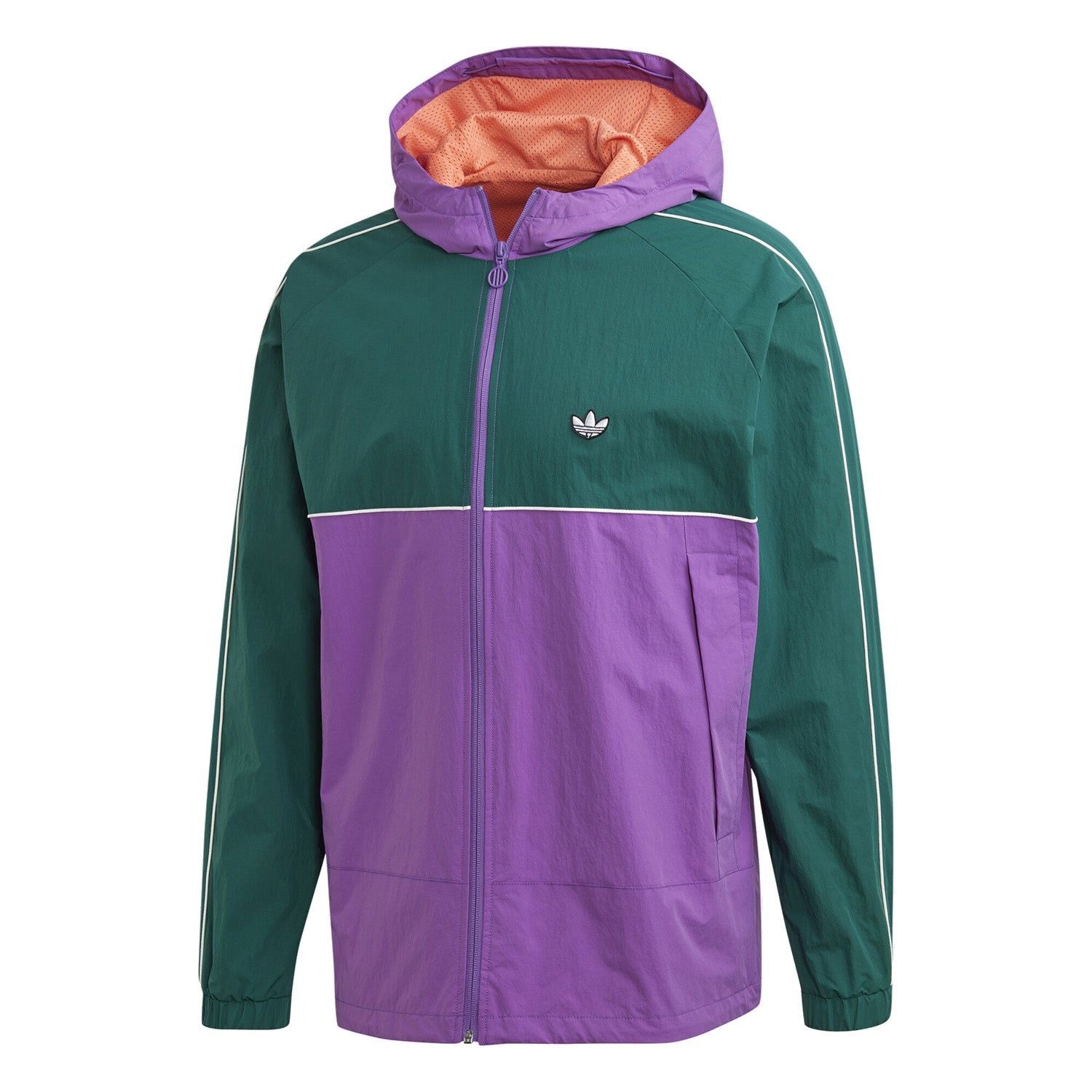 adidas Originals Samstag Shell Jacket – Active PurpleGreen – S Purple adidas Originals Samstag Shell Jacket – Active PurpleGreen – S Purple