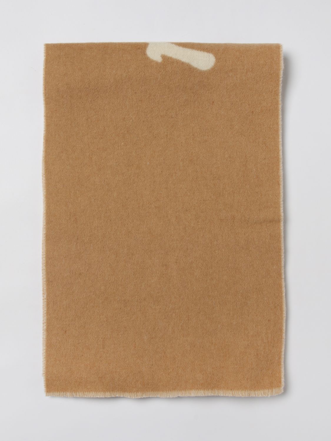 MAISON KITSUNÉ Scarf Men color Camel MAISON KITSUNÉ Scarf Men color Camel