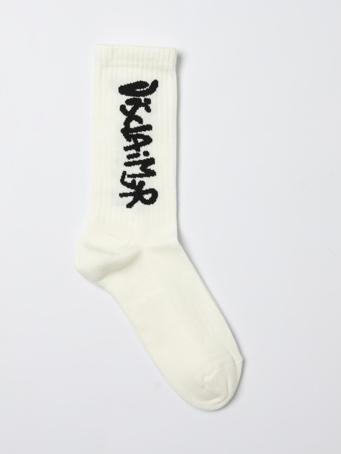 DISCLAIMER Socks Men color White