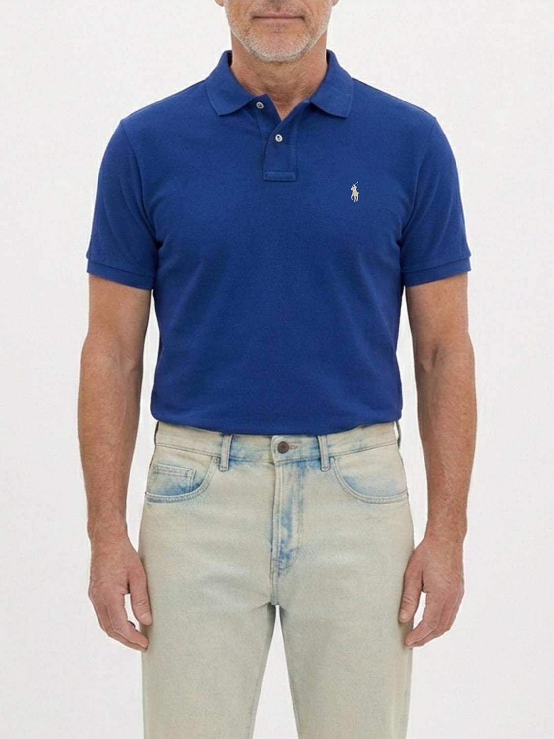 POLO RALPH LAUREN Polo Shirt Men color Blue POLO RALPH LAUREN Polo Shirt Men color Blue
