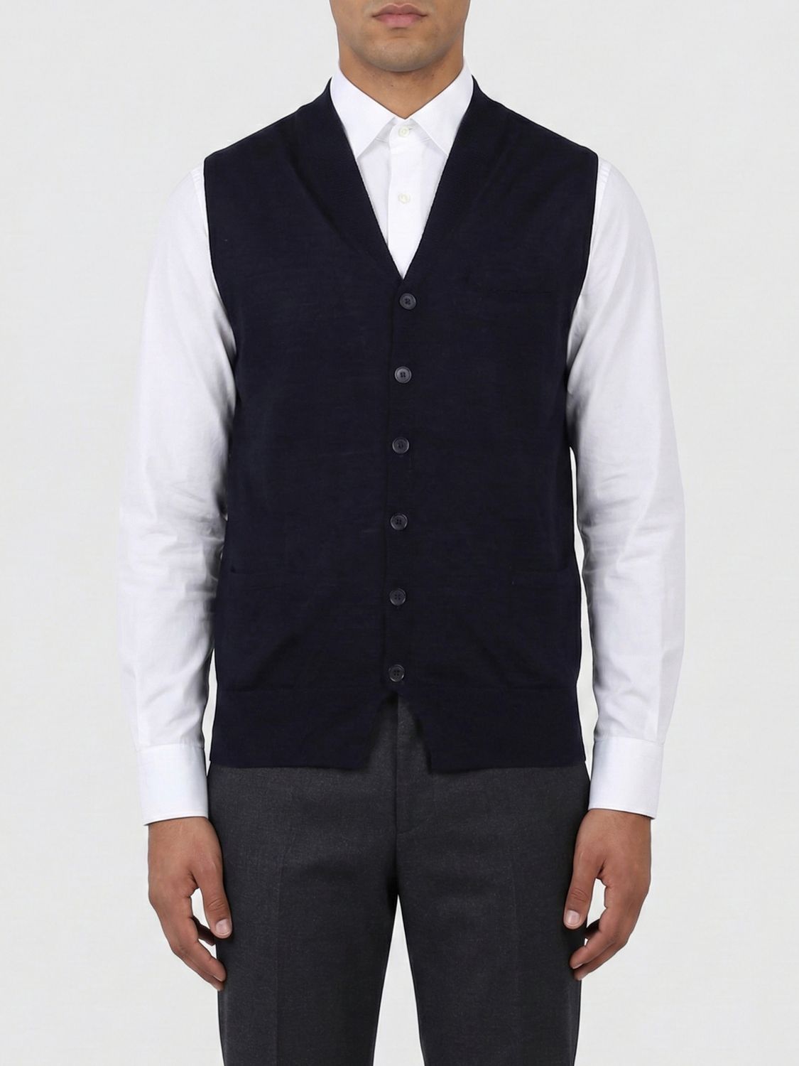 BALLANTYNE Suit Vest Men color Navy BALLANTYNE Suit Vest Men color Navy