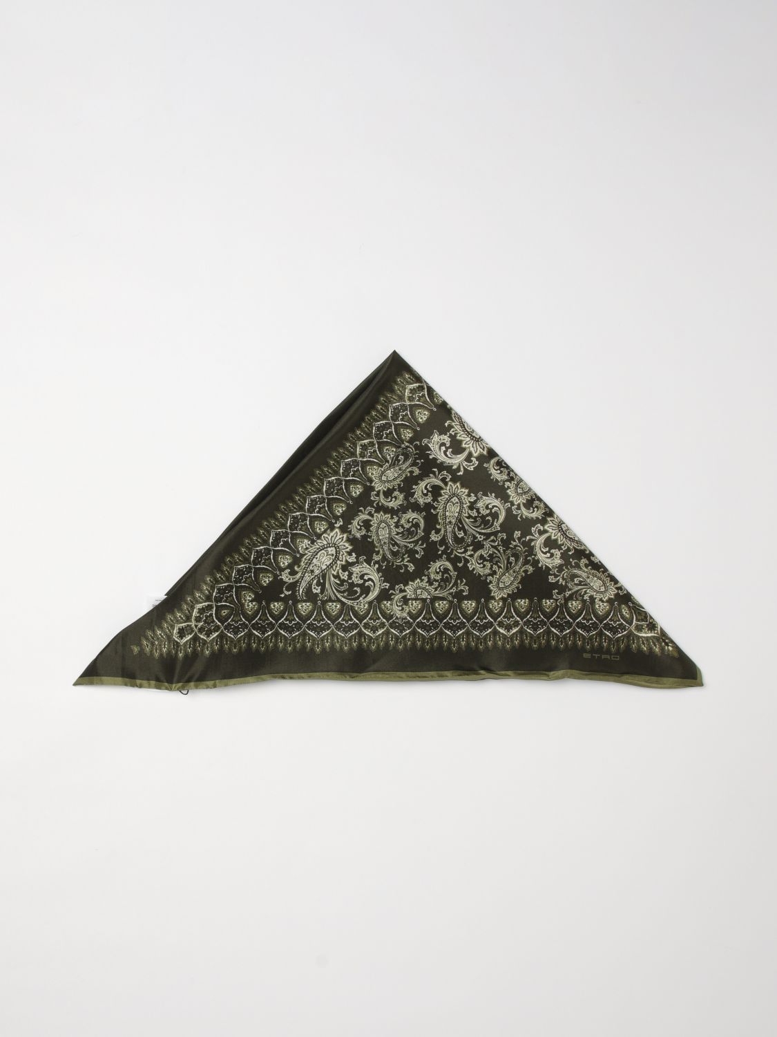 ETRO Neck Scarf Men color Green ETRO Neck Scarf Men color Green