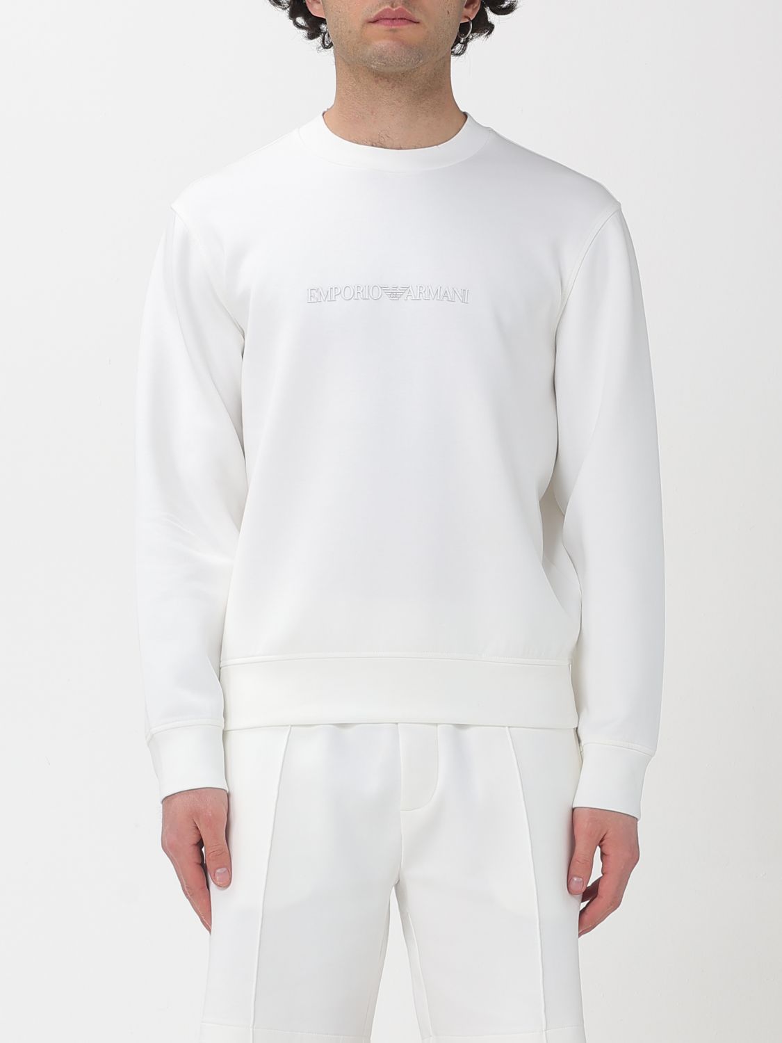 EMPORIO ARMANI Sweatshirt Men color White