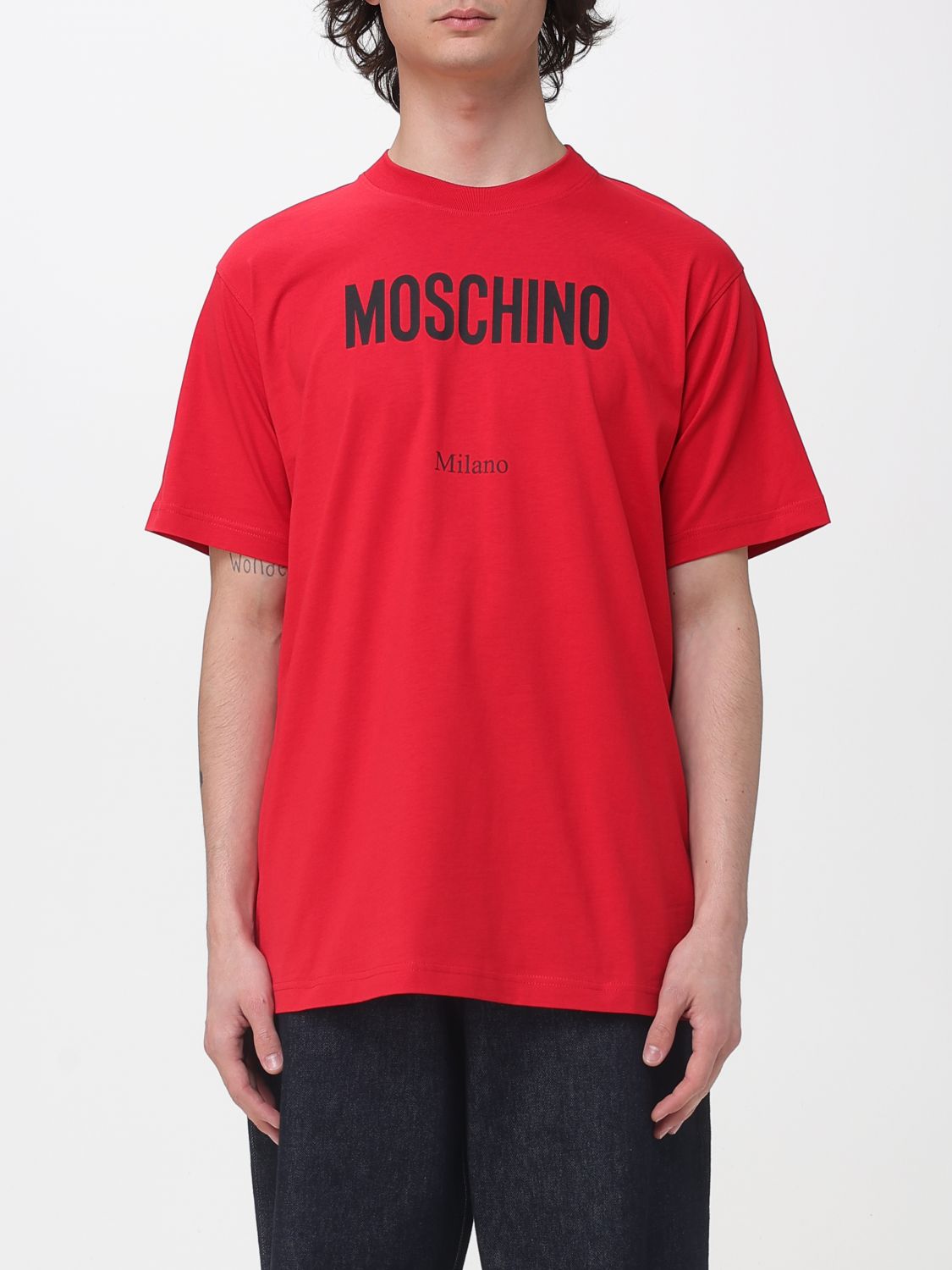 MOSCHINO COUTURE Shirt Men color Red MOSCHINO COUTURE Shirt Men color Red