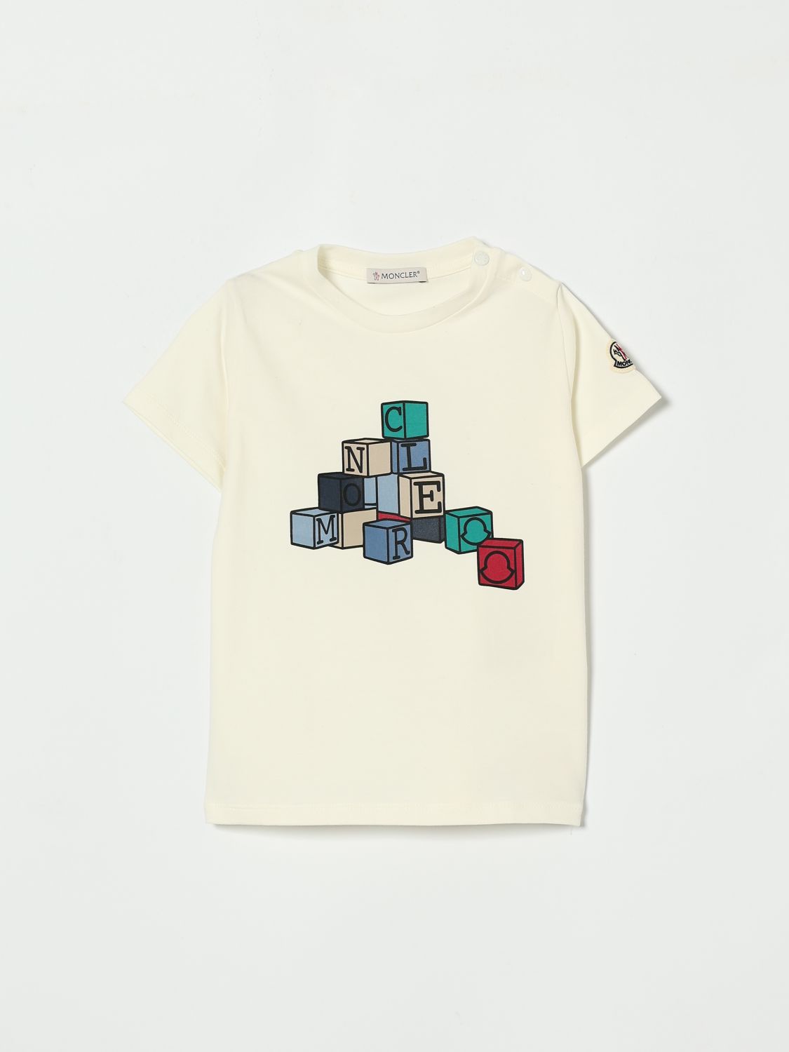 MONCLER Shirt Kids color Beige MONCLER Shirt Kids color Beige