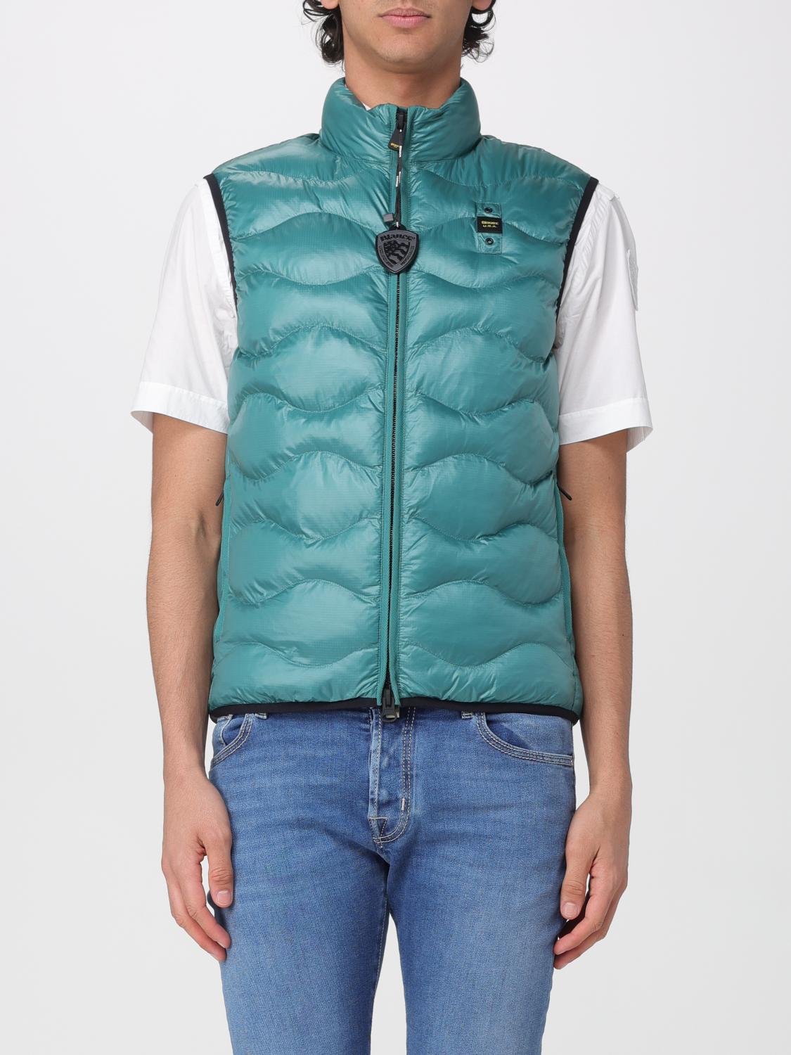 BLAUER Suit Vest Men color Green BLAUER Suit Vest Men color Green