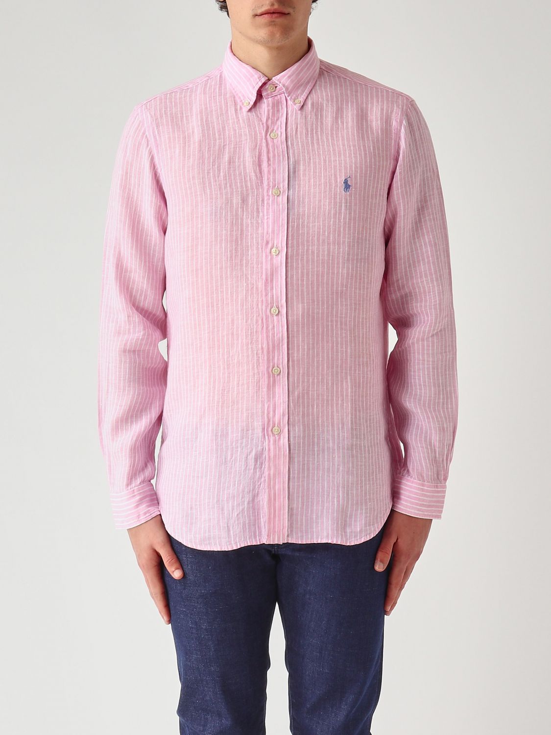 POLO RALPH LAUREN Shirt Men color Pink POLO RALPH LAUREN Shirt Men color Pink