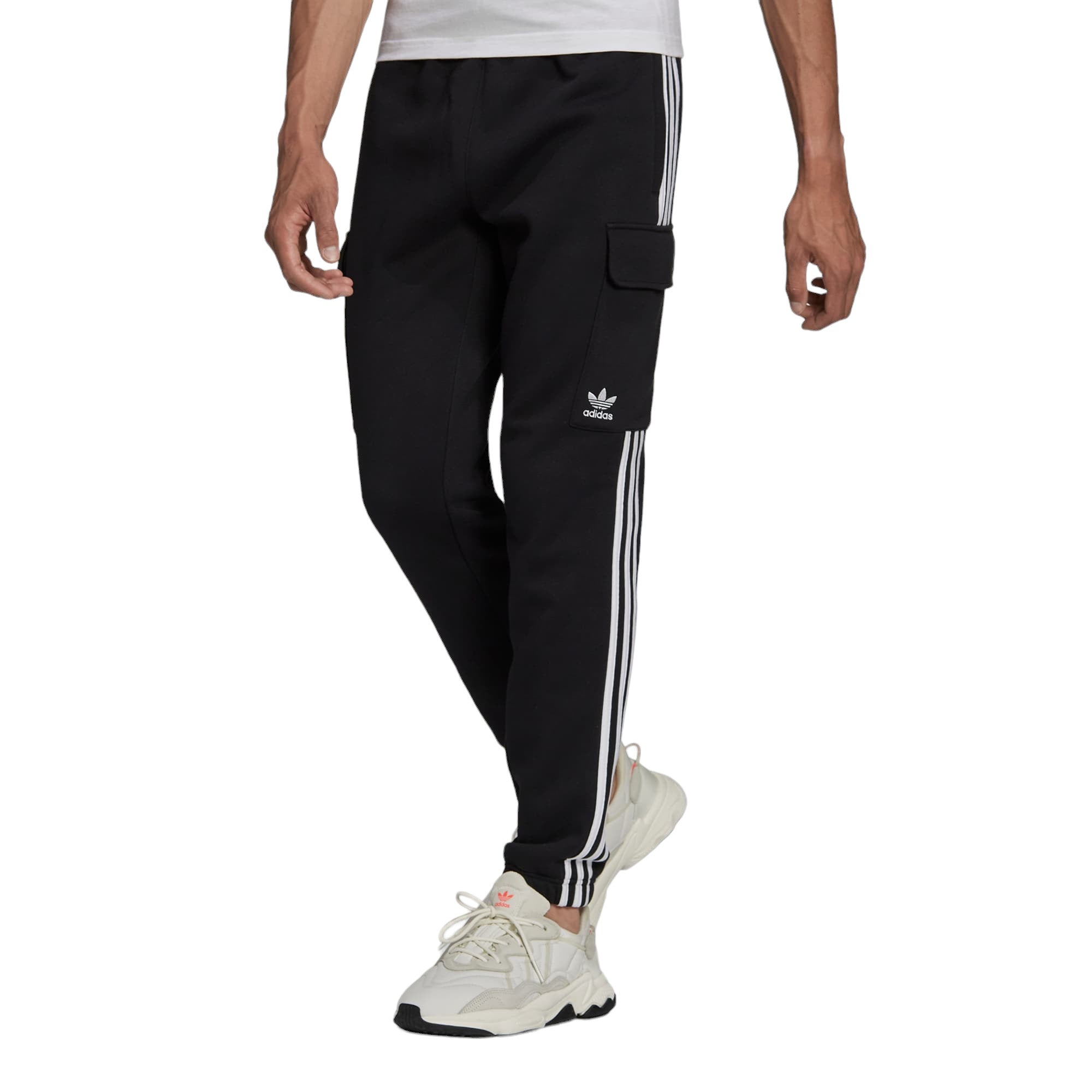 adidas Originals -Stripes SC Cargo Joggers – Black – L Black adidas Originals -Stripes SC Cargo Joggers – Black – L Black