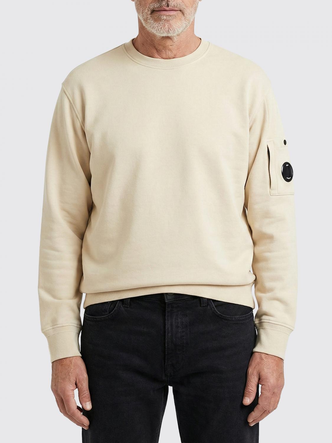 C. P. COMPANY Sweatshirt Men color Beige C. P. COMPANY Sweatshirt Men color Beige