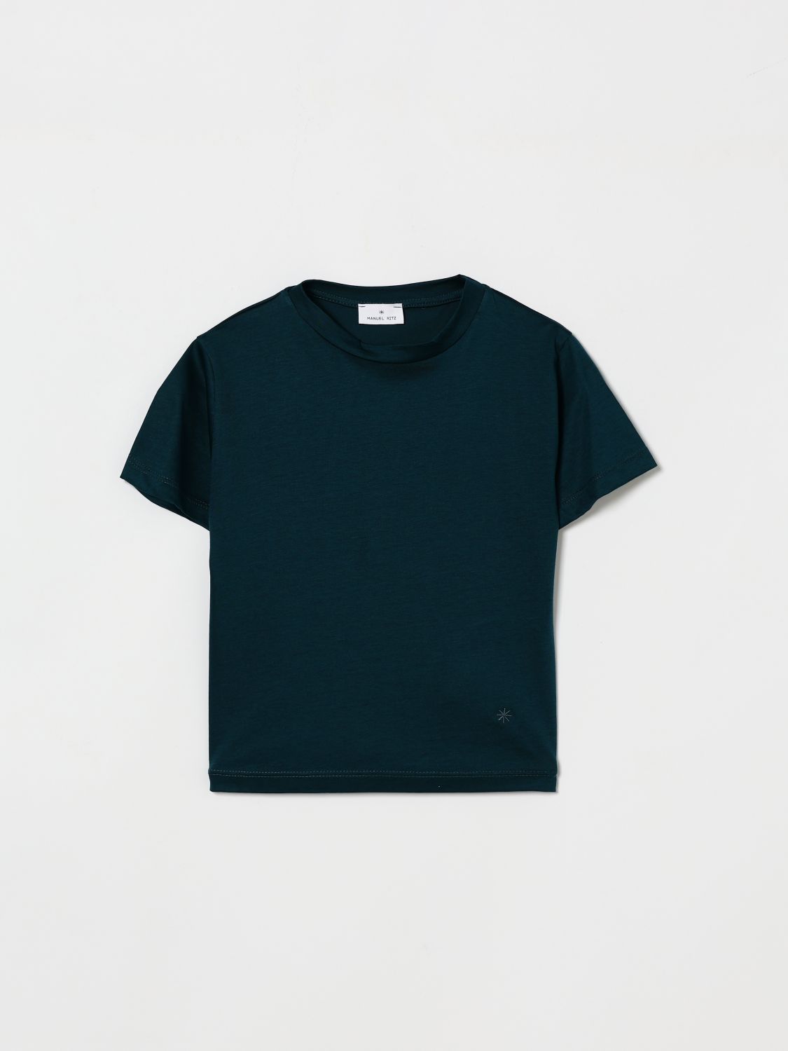 MANUEL RITZ Shirt Kids color Green MANUEL RITZ Shirt Kids color Green