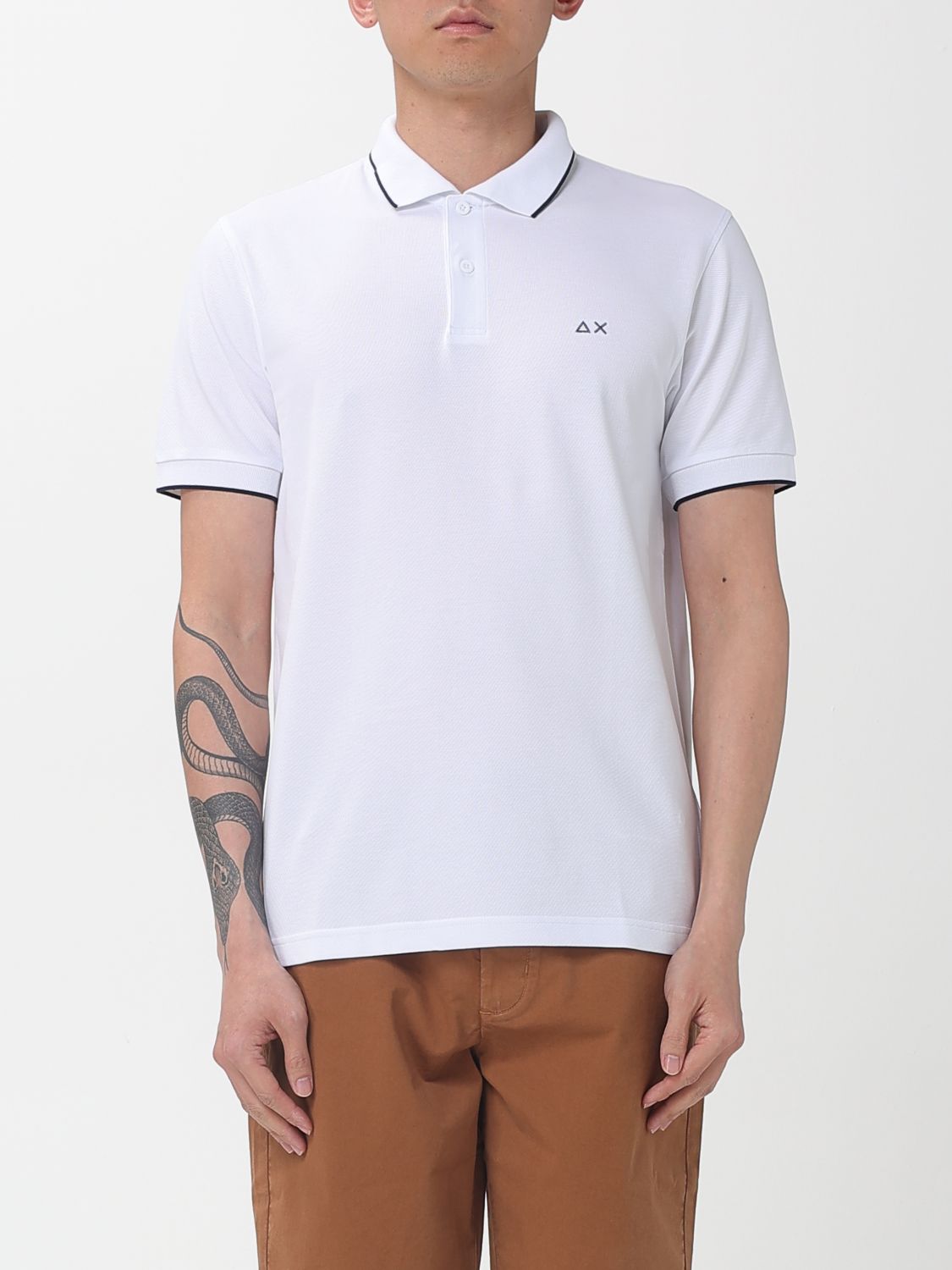 SUN Polo Shirt Men color White SUN Polo Shirt Men color White