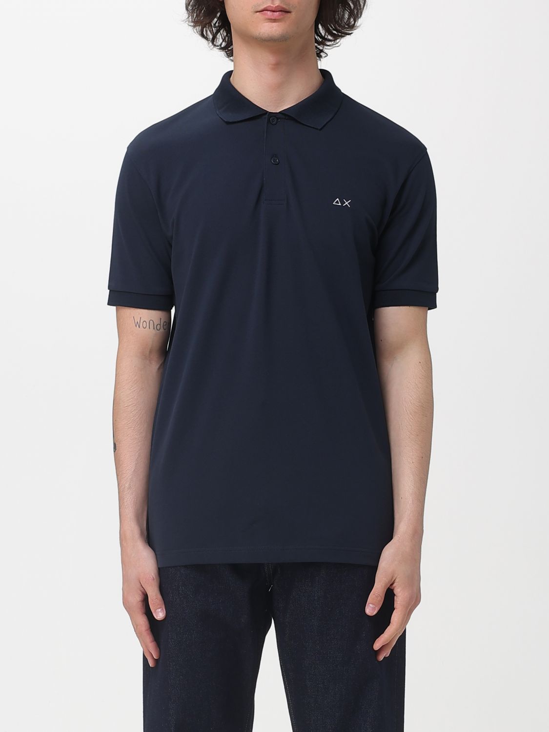 SUN Polo Shirt Men color Navy SUN Polo Shirt Men color Navy