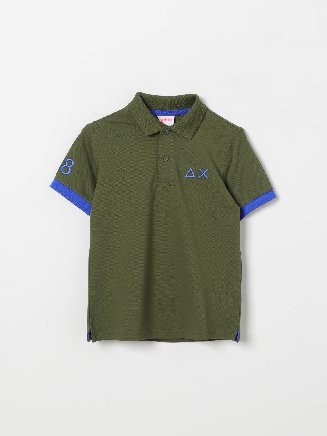 SUN Polo Shirt Kids color Green SUN Polo Shirt Kids color Green