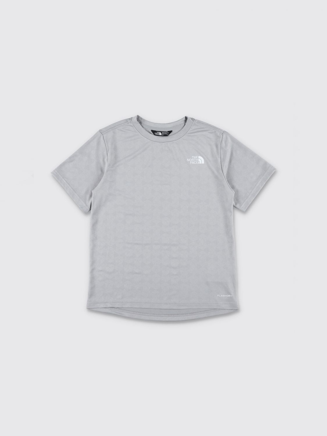 THE NORTH FACE Shirt Kids color Grey THE NORTH FACE Shirt Kids color Grey
