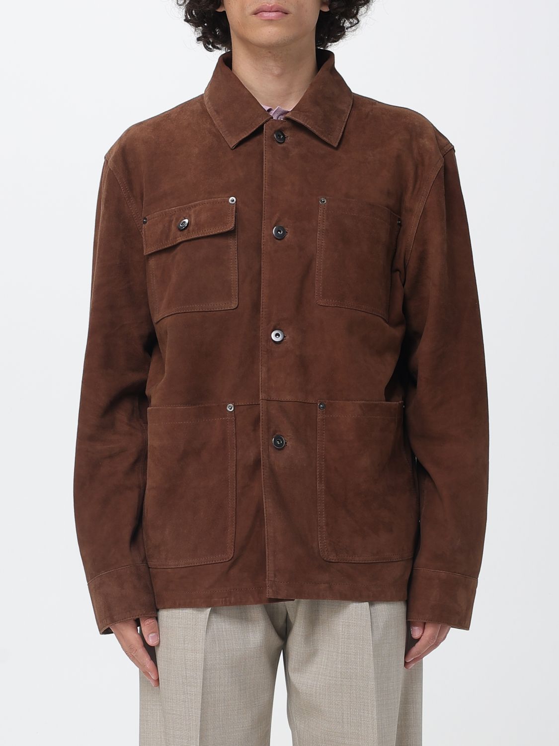 PAOLO PECORA Jacket Men color Brown PAOLO PECORA Jacket Men color Brown