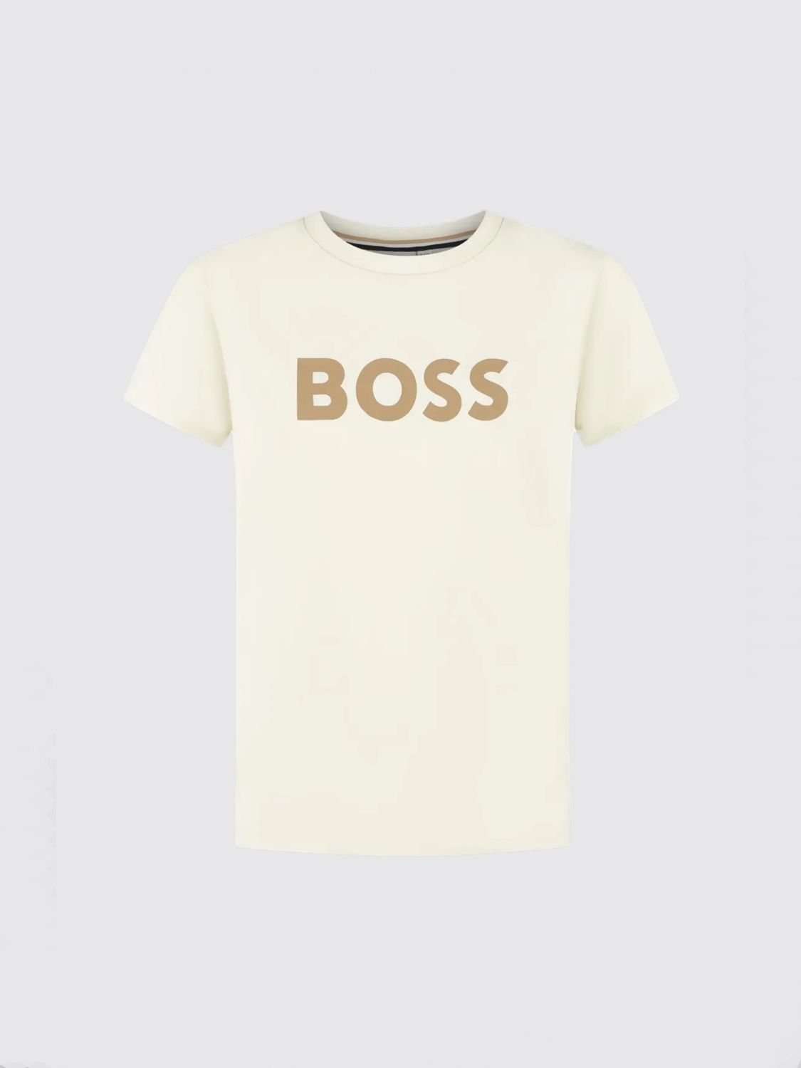 BOSS Shirt Kids color Beige BOSS Shirt Kids color Beige