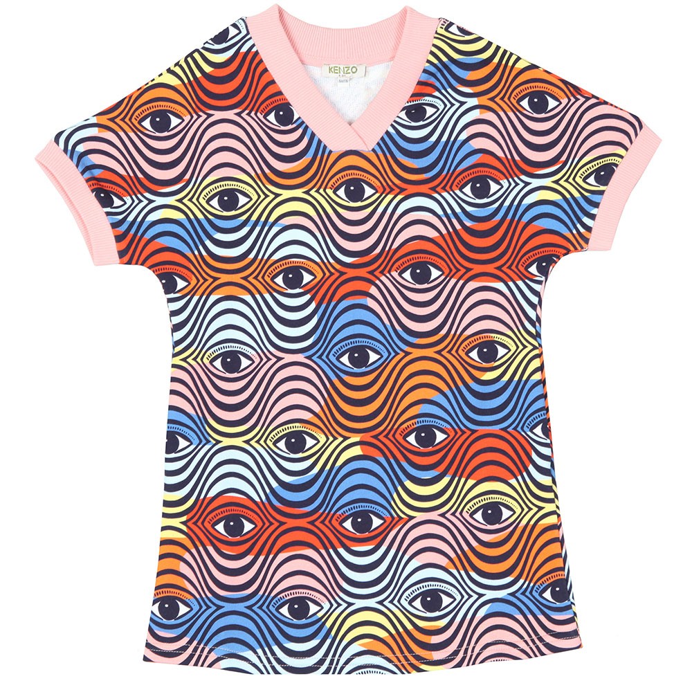 V Neck Wax Kenzo Sweatshirt Dress V Neck Wax Kenzo Sweatshirt Dress