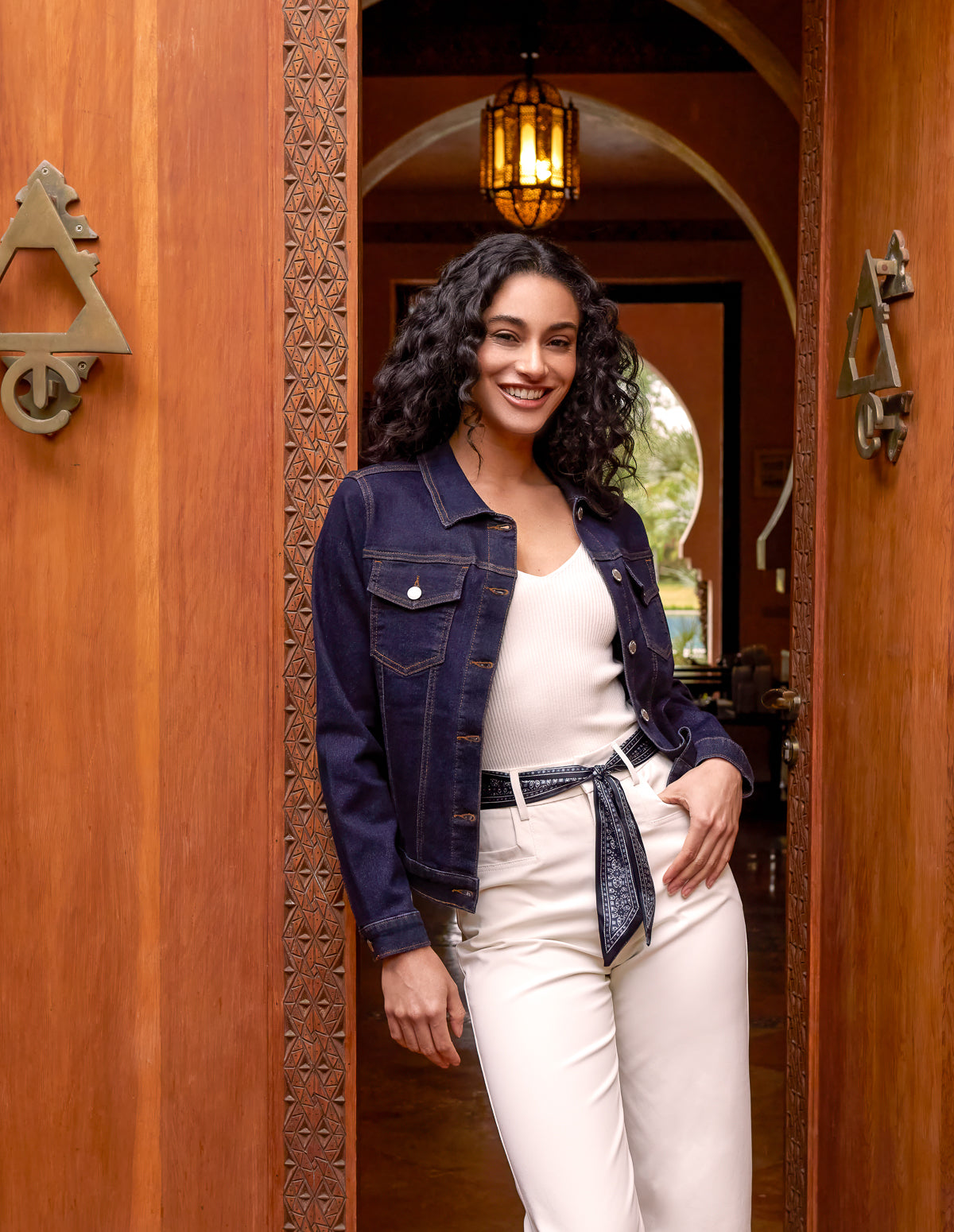 Boxy Denim Jacket – L INDIGO Boxy Denim Jacket – L INDIGO