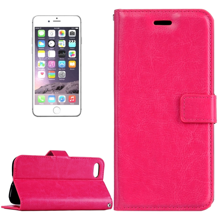 For iPhone Plus & Plus Crazy Horse Texture Horizontal Flip Leather Case with Magnetic Buckle & Holder & Card Slots & – For P & P Magenta For iPhone Plus & Plus Crazy Horse Texture Horizontal Flip Leather Case with Magnetic Buckle & Holder & Card Slots & – For P & P Magenta