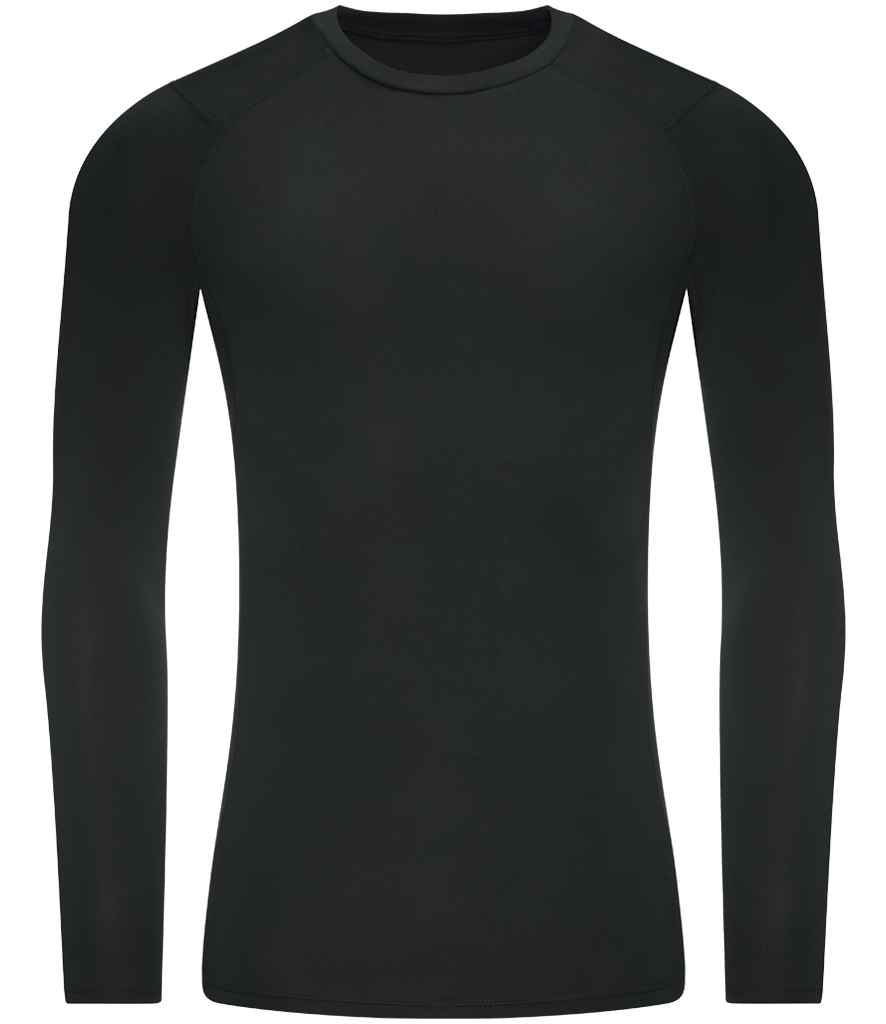 Recycled Long Sleeve Base Layer: Mens – X Jet Black Recycled Long Sleeve Base Layer: Mens – X Jet Black