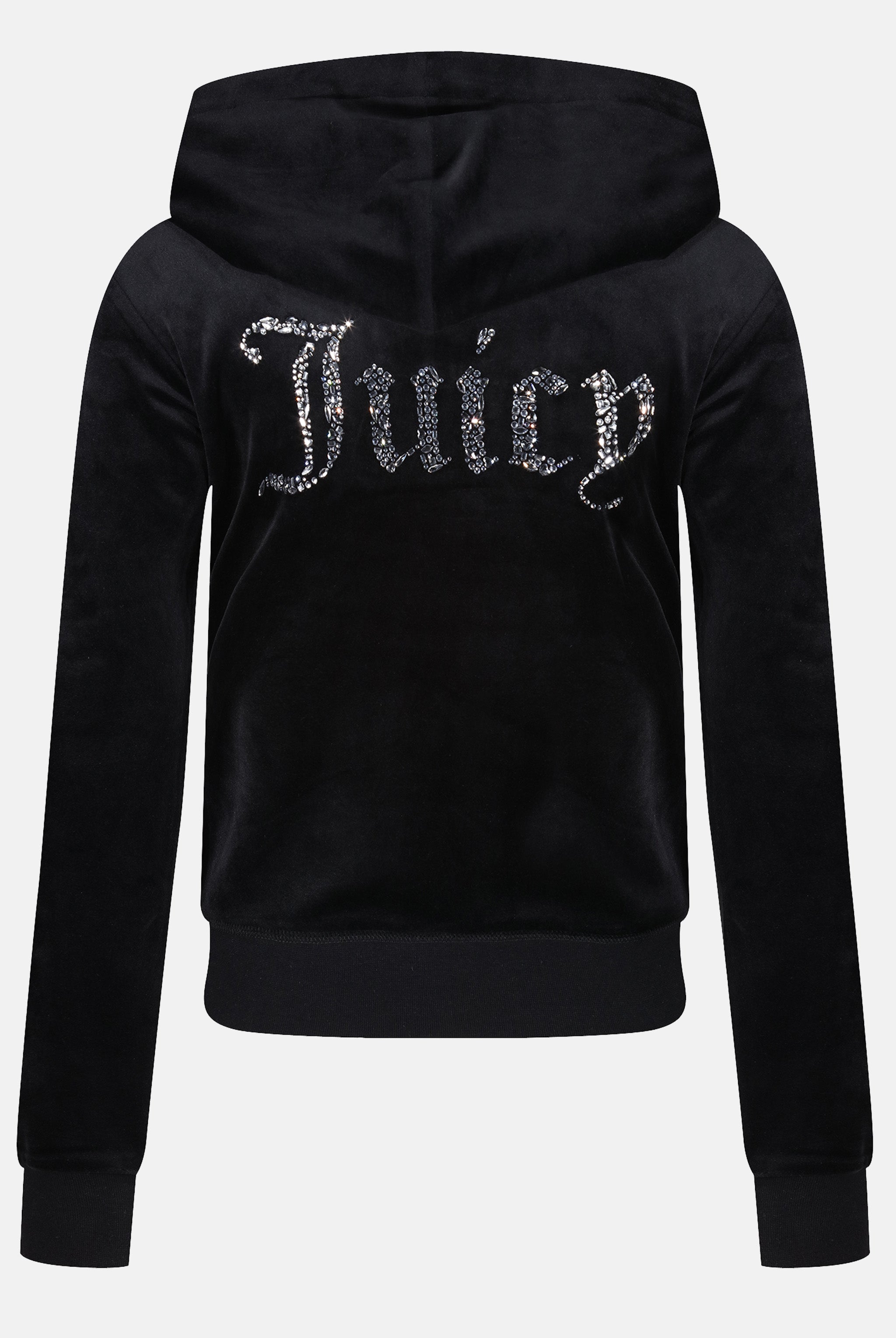 BLACK MIXED CRYSTAL CLASSIC VELOUR ROBERTSON HOODIE – M Black BLACK MIXED CRYSTAL CLASSIC VELOUR ROBERTSON HOODIE – M Black