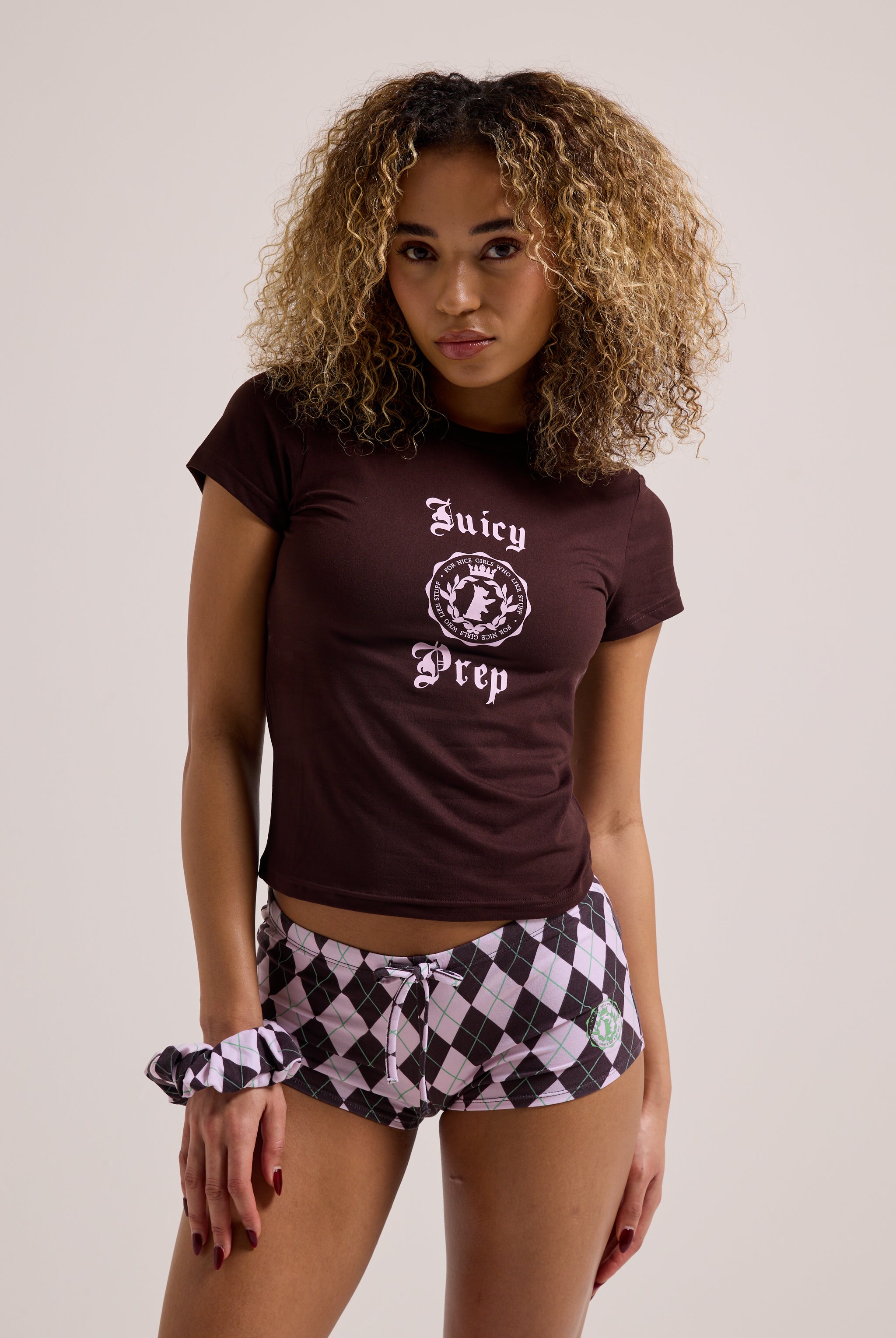 JAVA TEE AND SHORTS PYJAMA SET – X Brown JAVA TEE AND SHORTS PYJAMA SET – X Brown