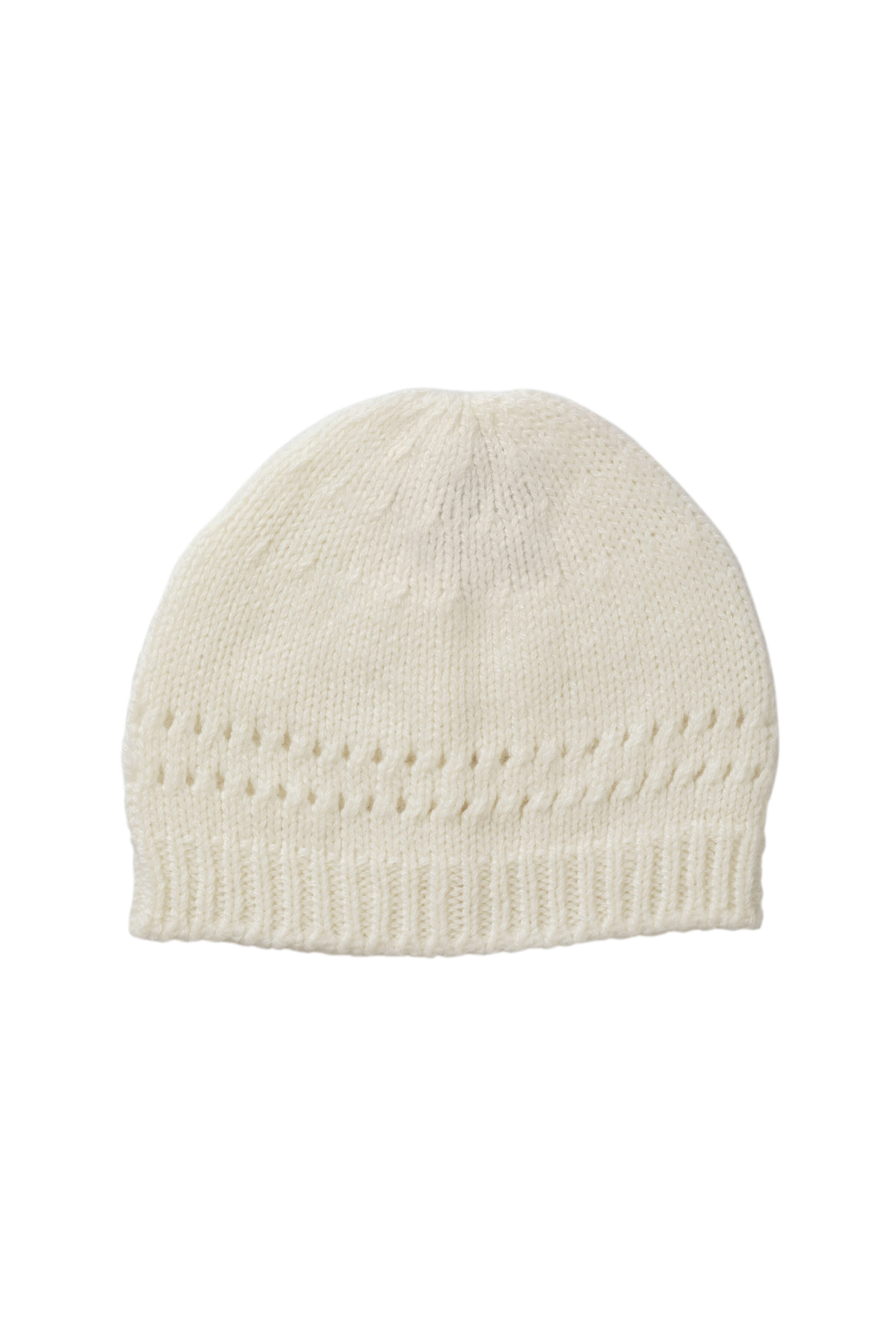 White Cashmere Baby Beanie White Cashmere Baby Beanie