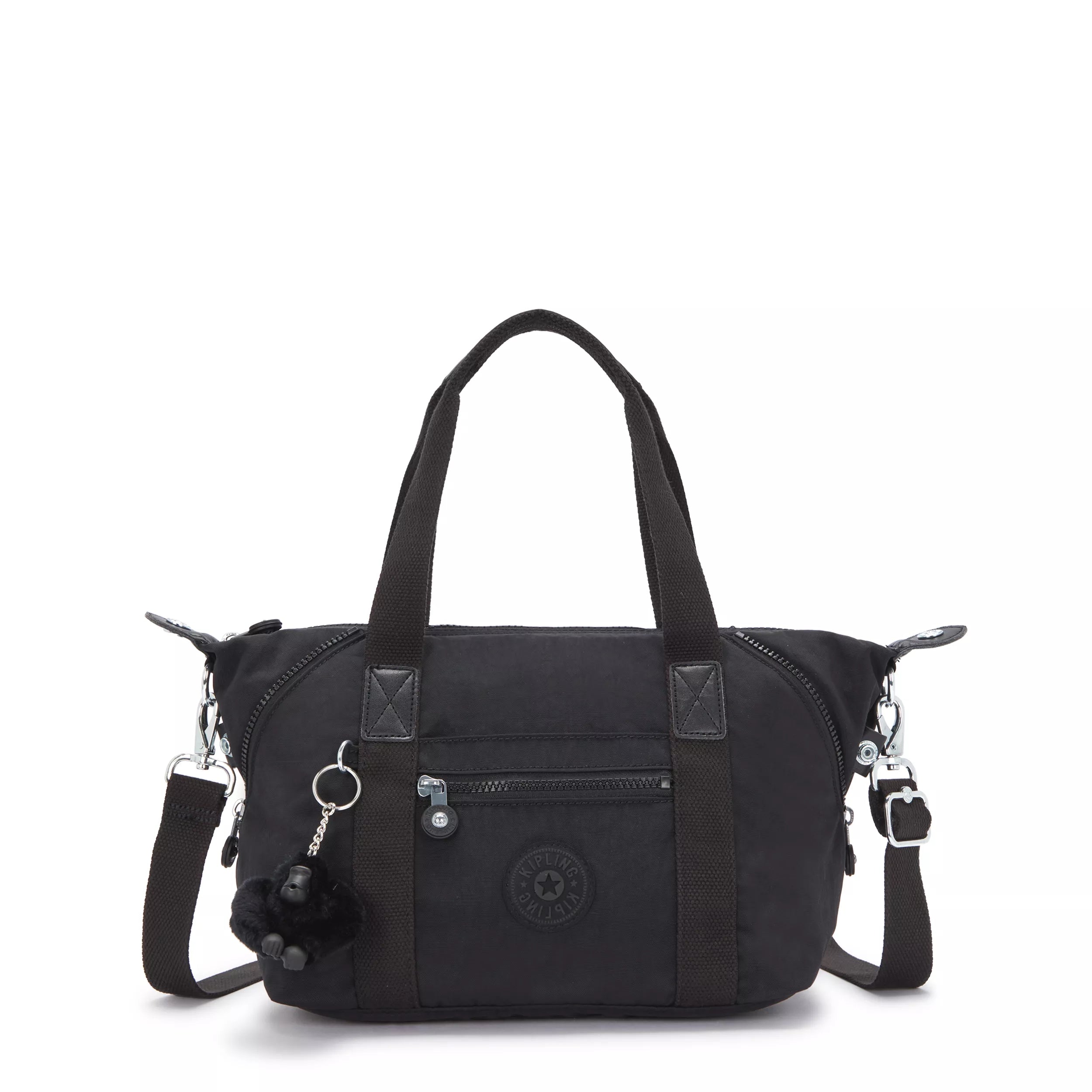 Kipling Mini Tote Bag With Detachable Shoulder Strap Black % Polyamide Kipling Mini Tote Bag With Detachable Shoulder Strap Black % Polyamide