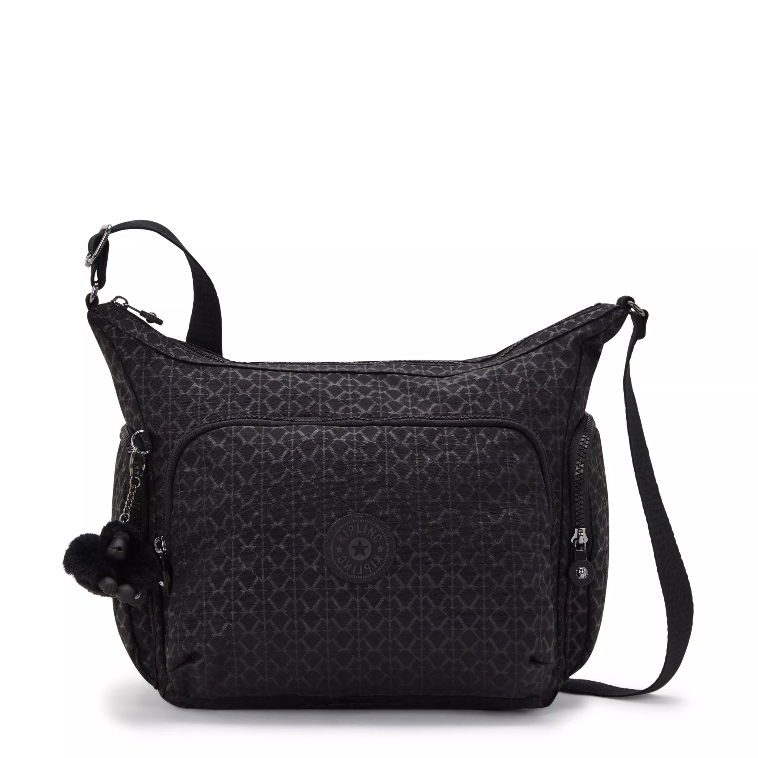 Kipling Large Crossbody Bag With Adjustable Straps Print % Polyamide Kipling Large Crossbody Bag With Adjustable Straps Print % Polyamide