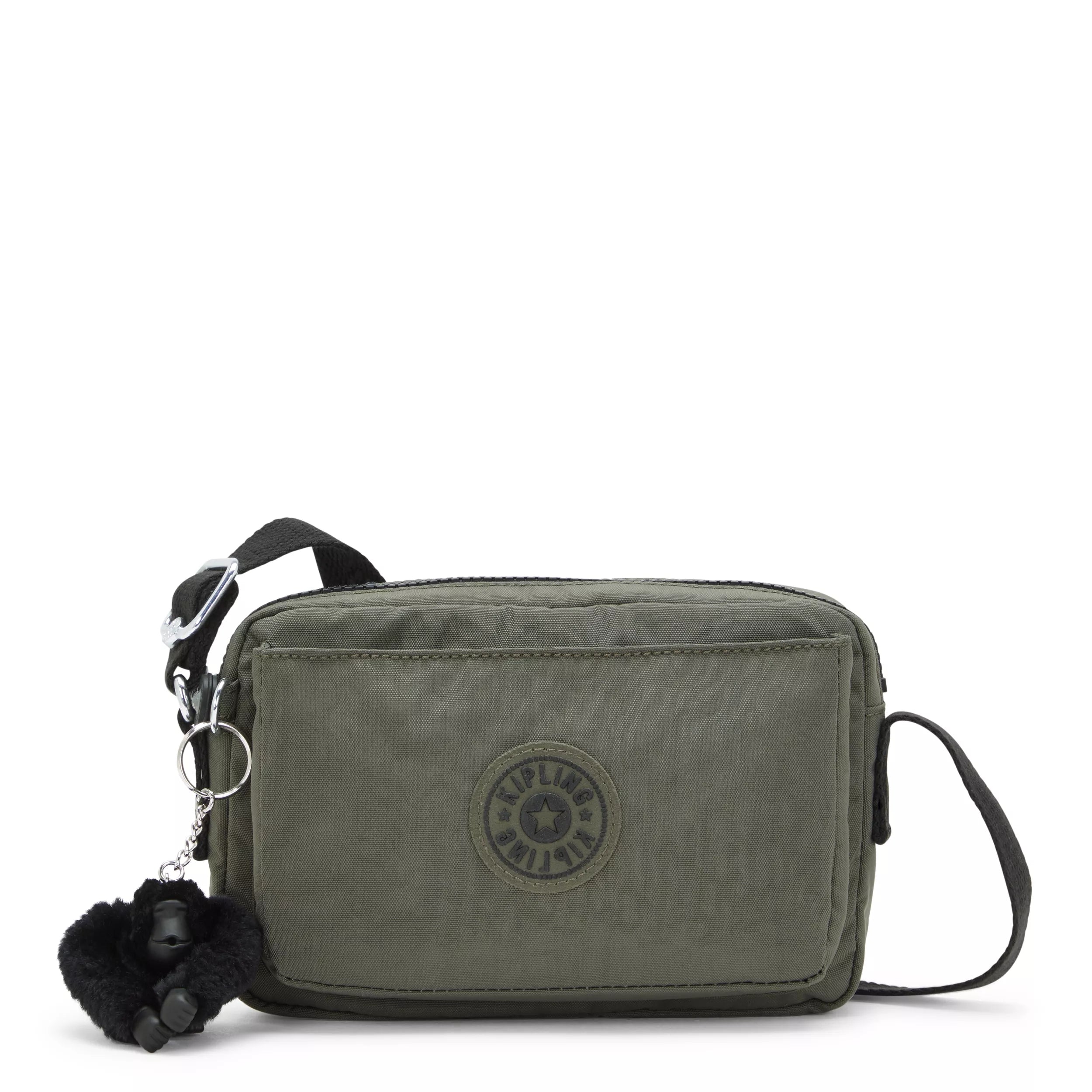 Kipling Mini Crossbody Bag With Adjustable Shoulder Strap Green % Polyamide Kipling Mini Crossbody Bag With Adjustable Shoulder Strap Green % Polyamide
