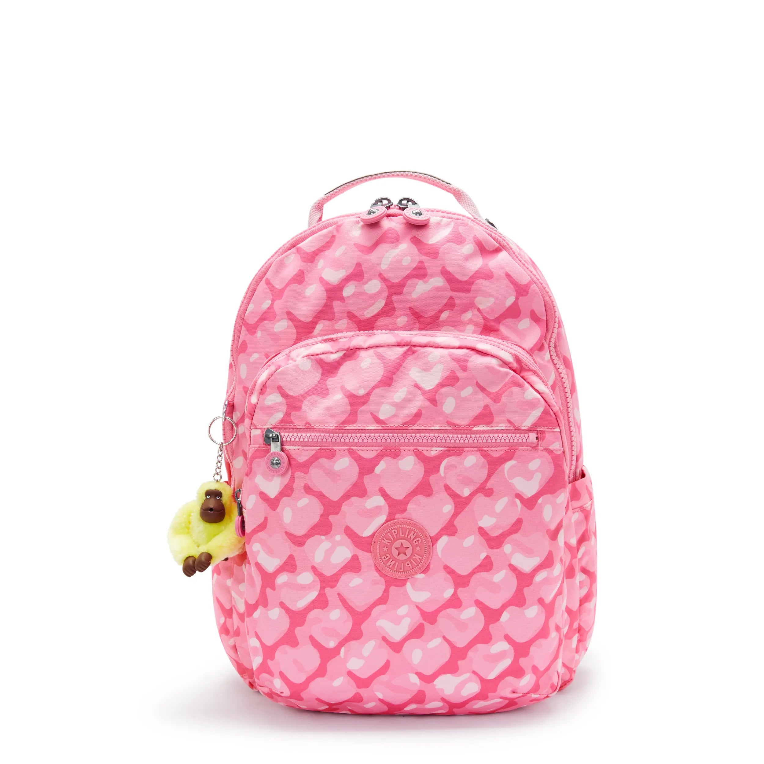 Kipling Large Backpack With Separate Laptop Compartment Print % Recycled Polyester Kipling Large Backpack With Separate Laptop Compartment Print % Recycled Polyester