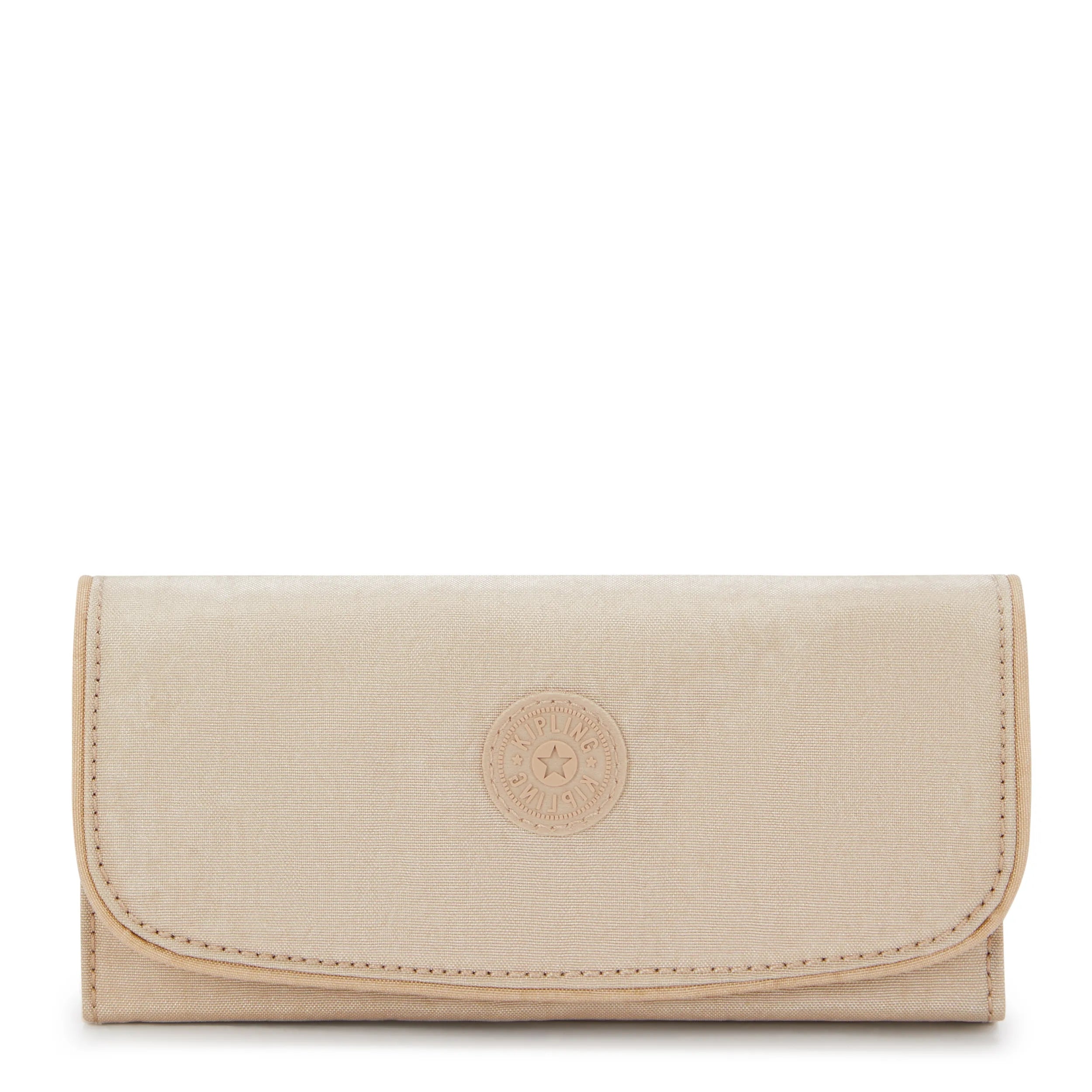 Kipling Large Rfid Wallet Beige % Polyamide Kipling Large Rfid Wallet Beige % Polyamide