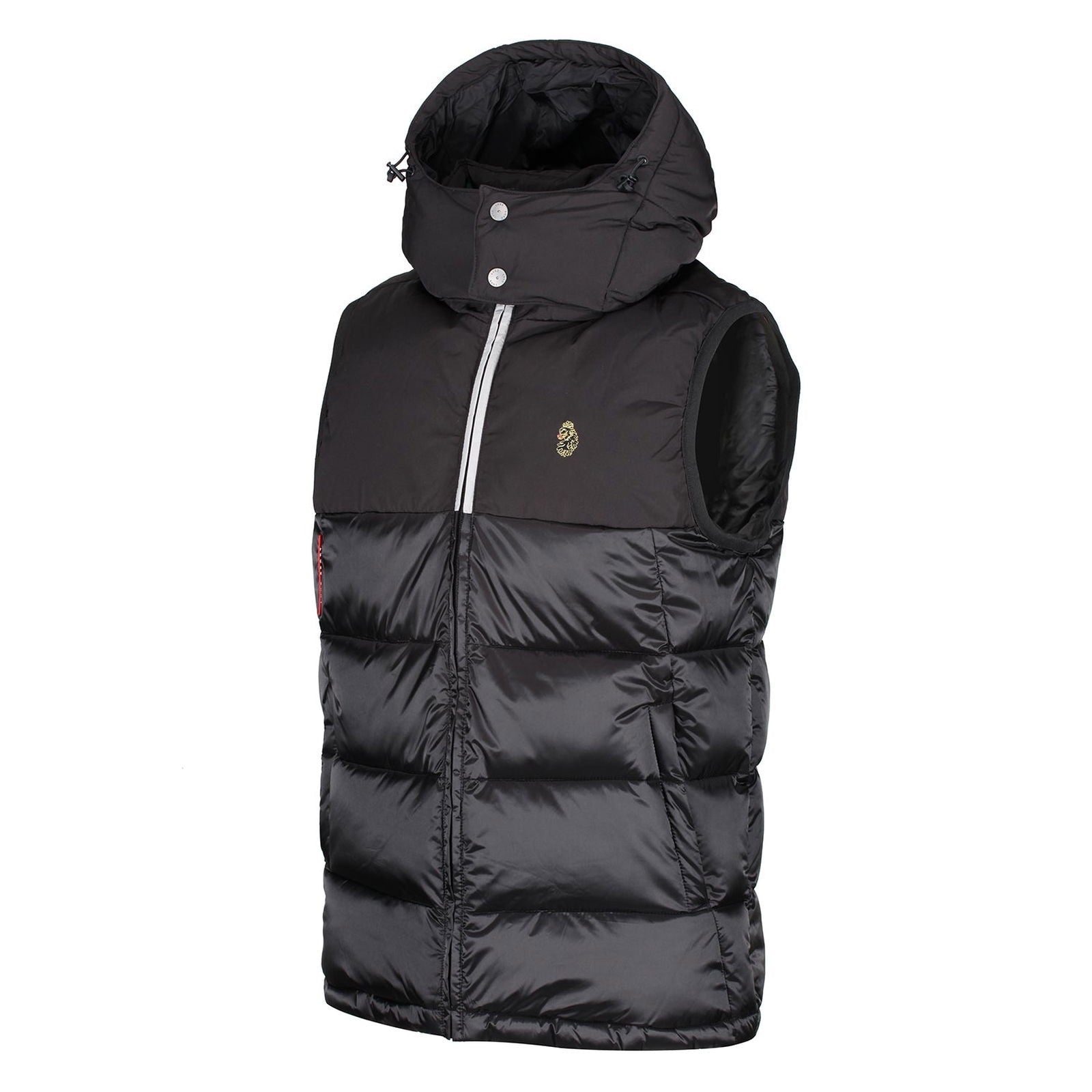 Luke Sumners Stories Padded Gilet Jacket – Jet Black – Black Luke Sumners Stories Padded Gilet Jacket – Jet Black – Black