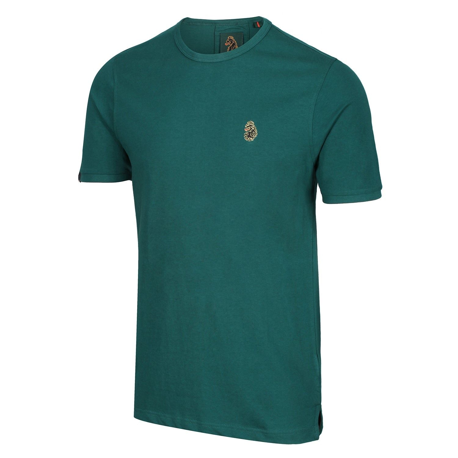 Luke Traff Core Crew Neck T Shirt – Rich Emerald – Green Luke Traff Core Crew Neck T Shirt – Rich Emerald – Green