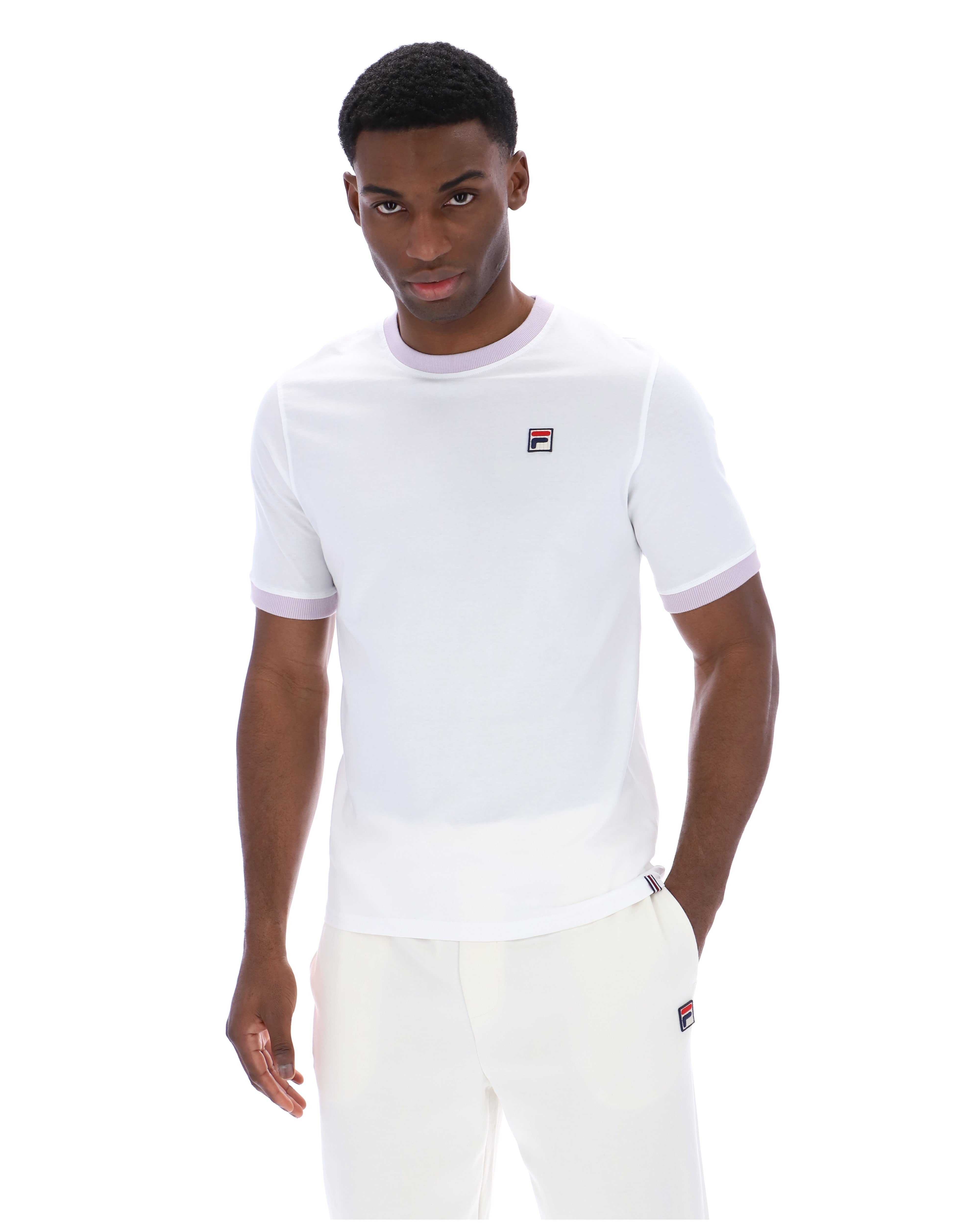 White Marconi Essential Ringer Shirt White Marconi Essential Ringer Shirt
