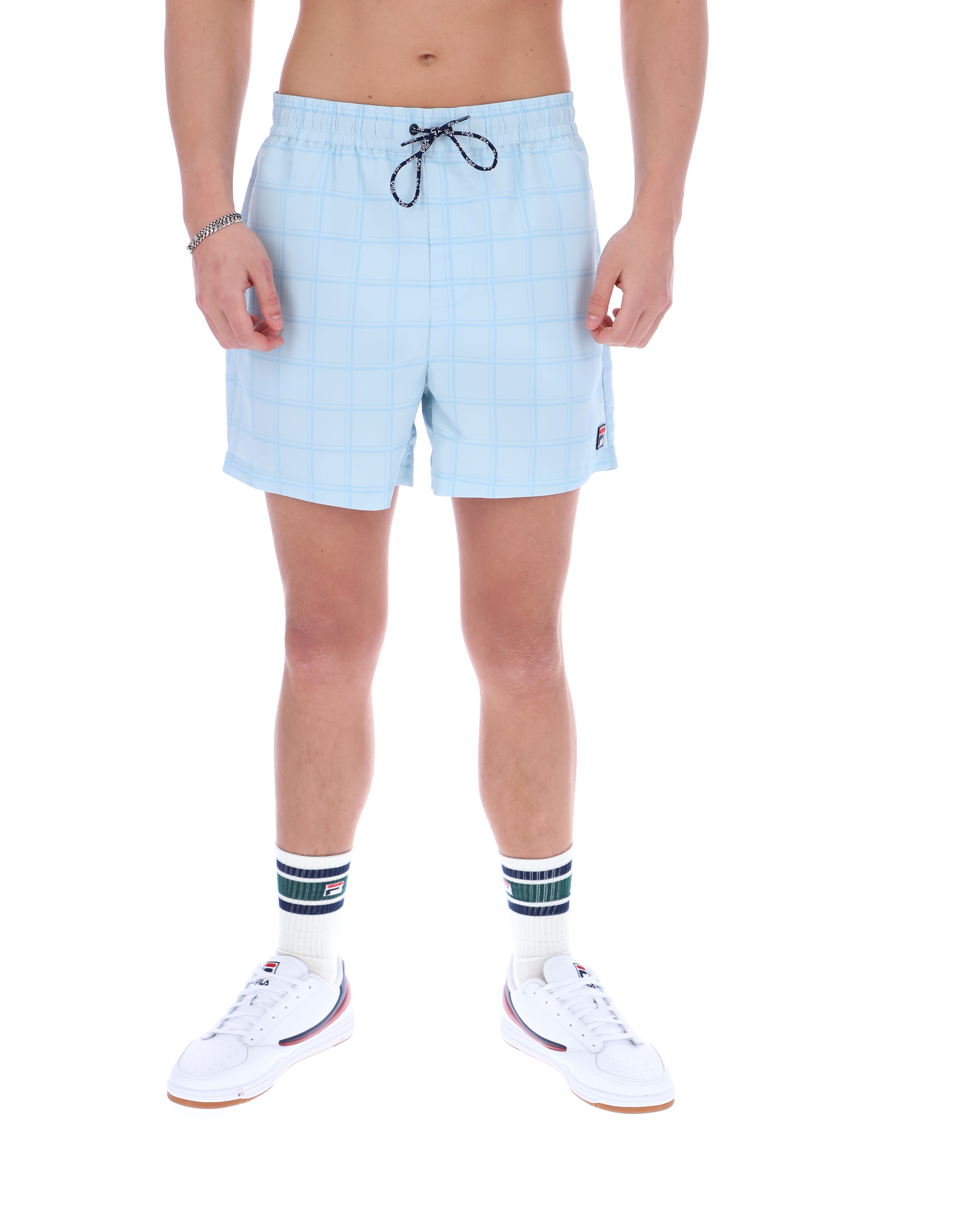 Skyway Mariano Tonal Check Swim Shorts –